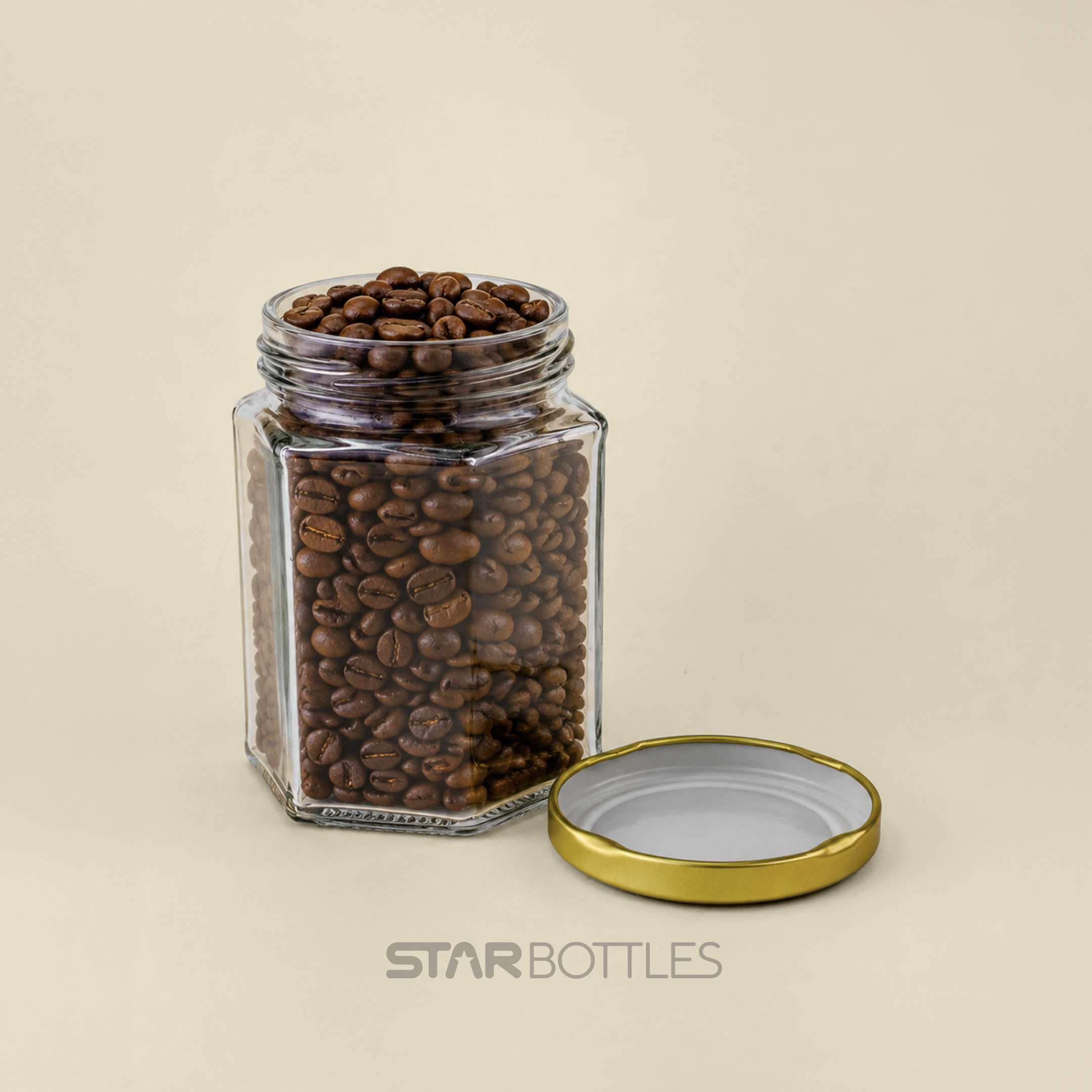 AI - 250 GM HEXAGONAL JAR 35/BOX 2