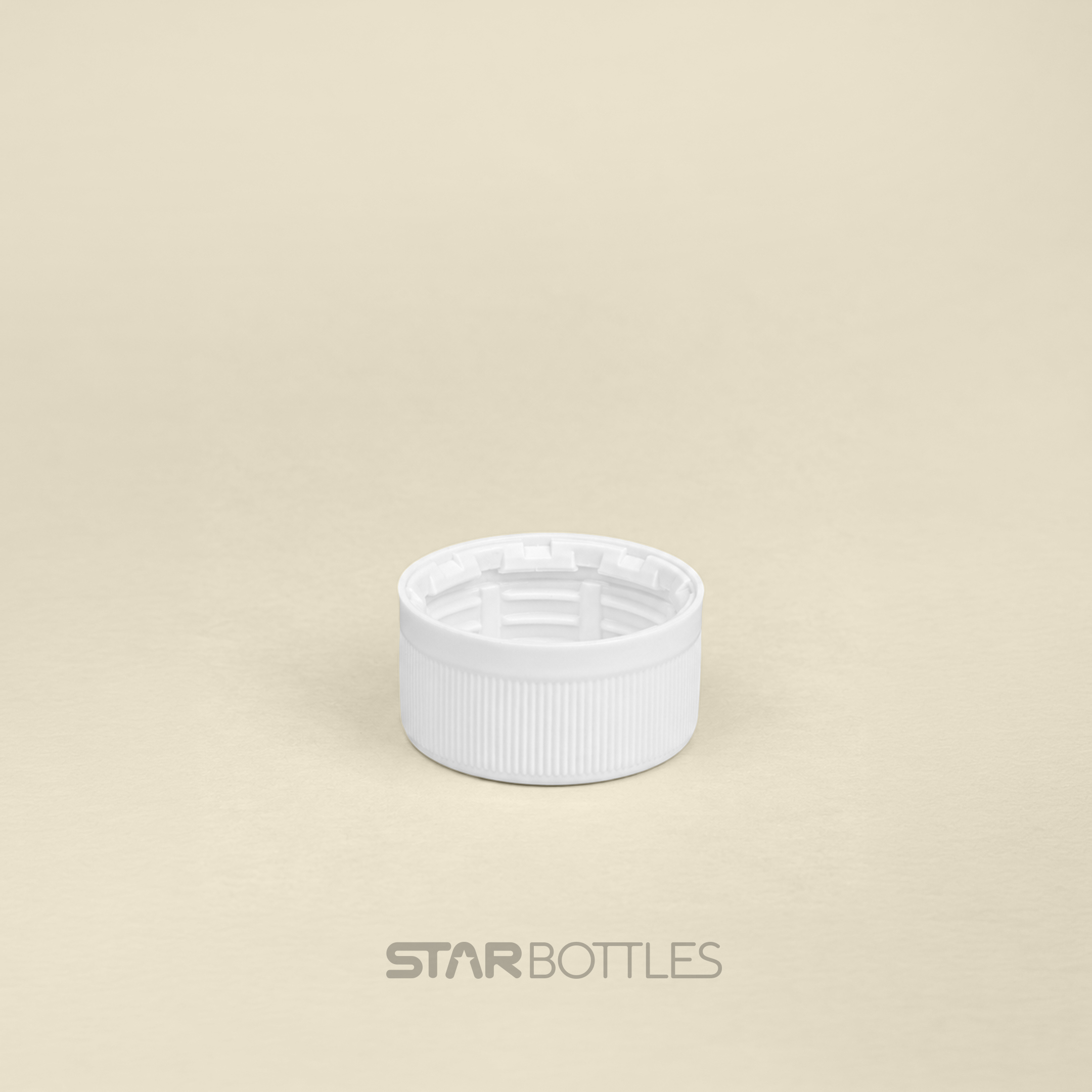 PCS - 28 MM HDPE Short Neck Juice White Colour Caps 2