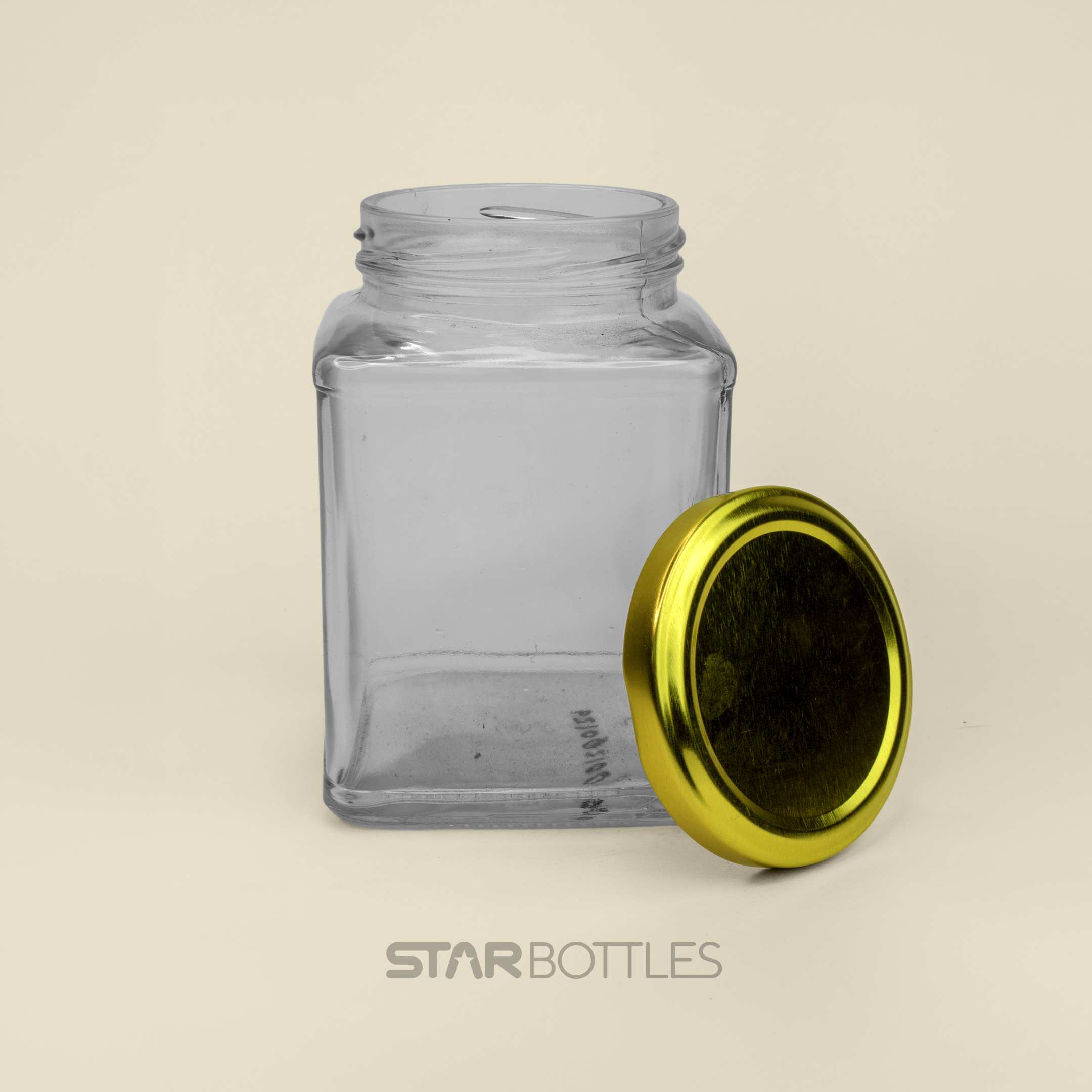 400 GM SQUARE JAR ITC 63 MM / 48 N W/O CAP 2