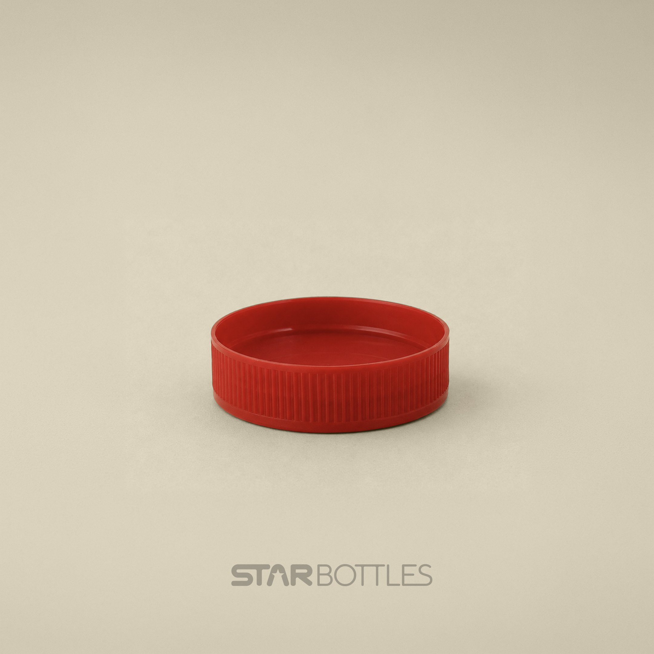 53 MM Plain Cap Red 2