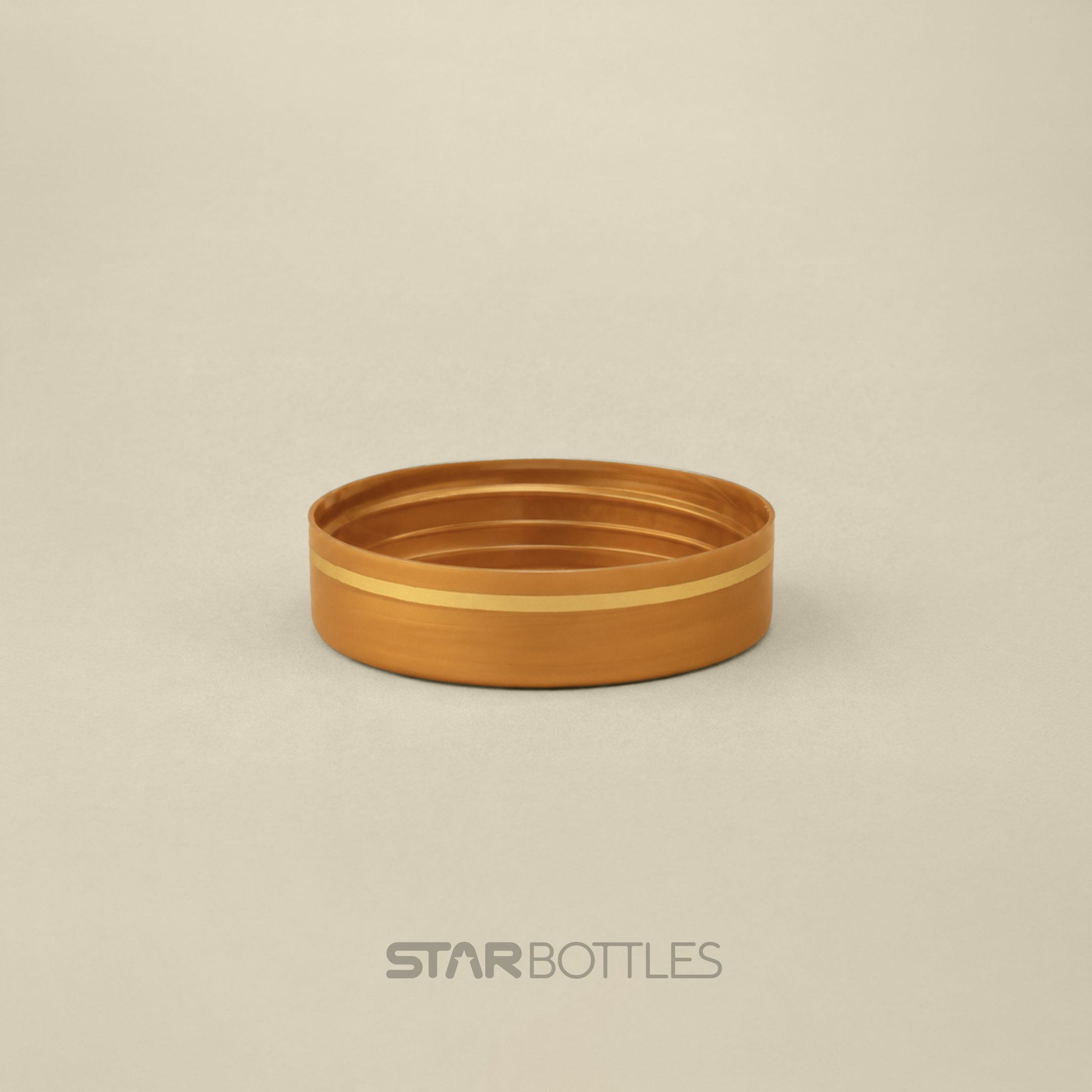 SPL - 63 MM Cosmetic Cap PP Gold  Gold Foiling 2