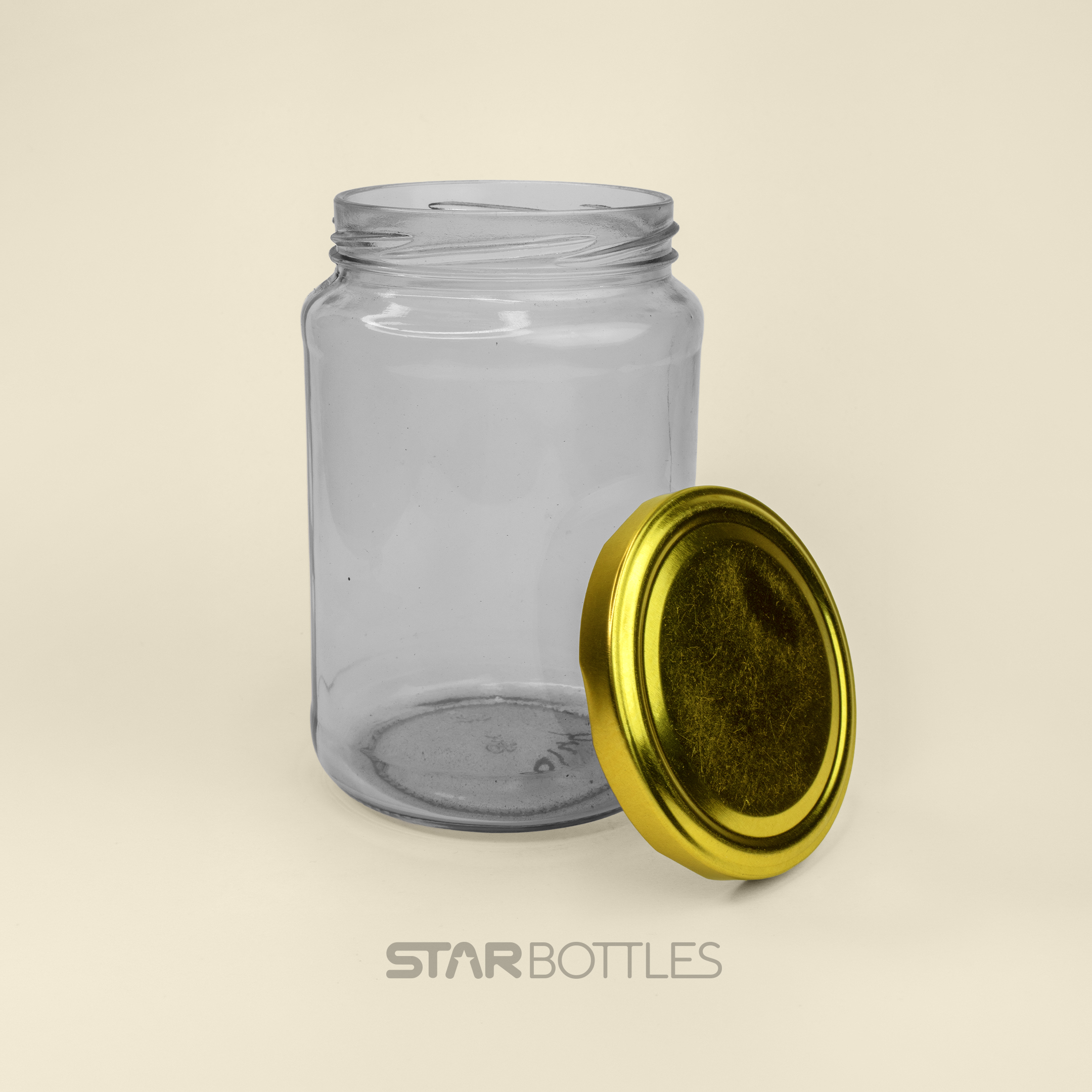 750 ML GLASS JAR 82 MM / 24 N W/O CAP 2