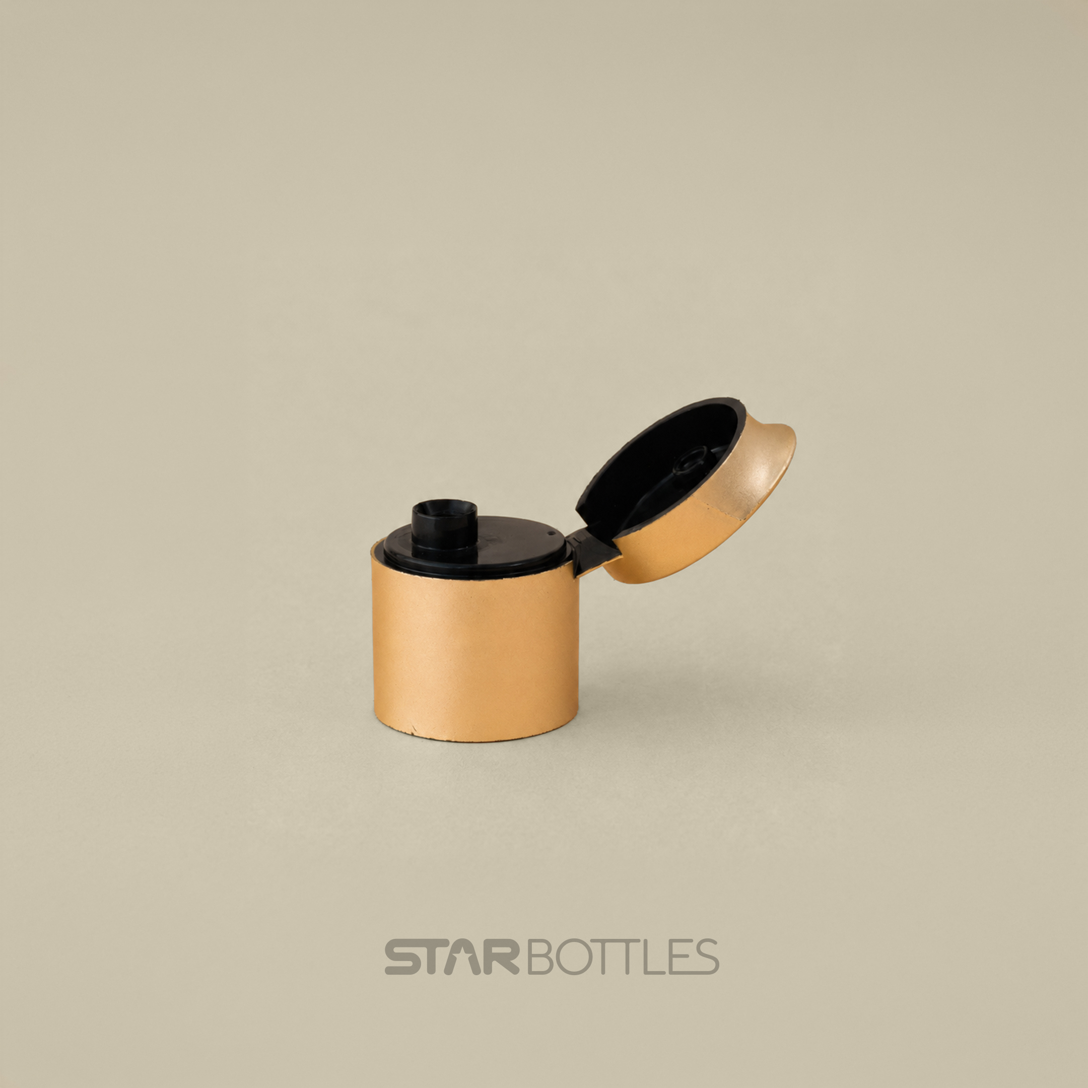 ACE - 19 MM Short BEK FlipTop Cap Matfinished Gold  2