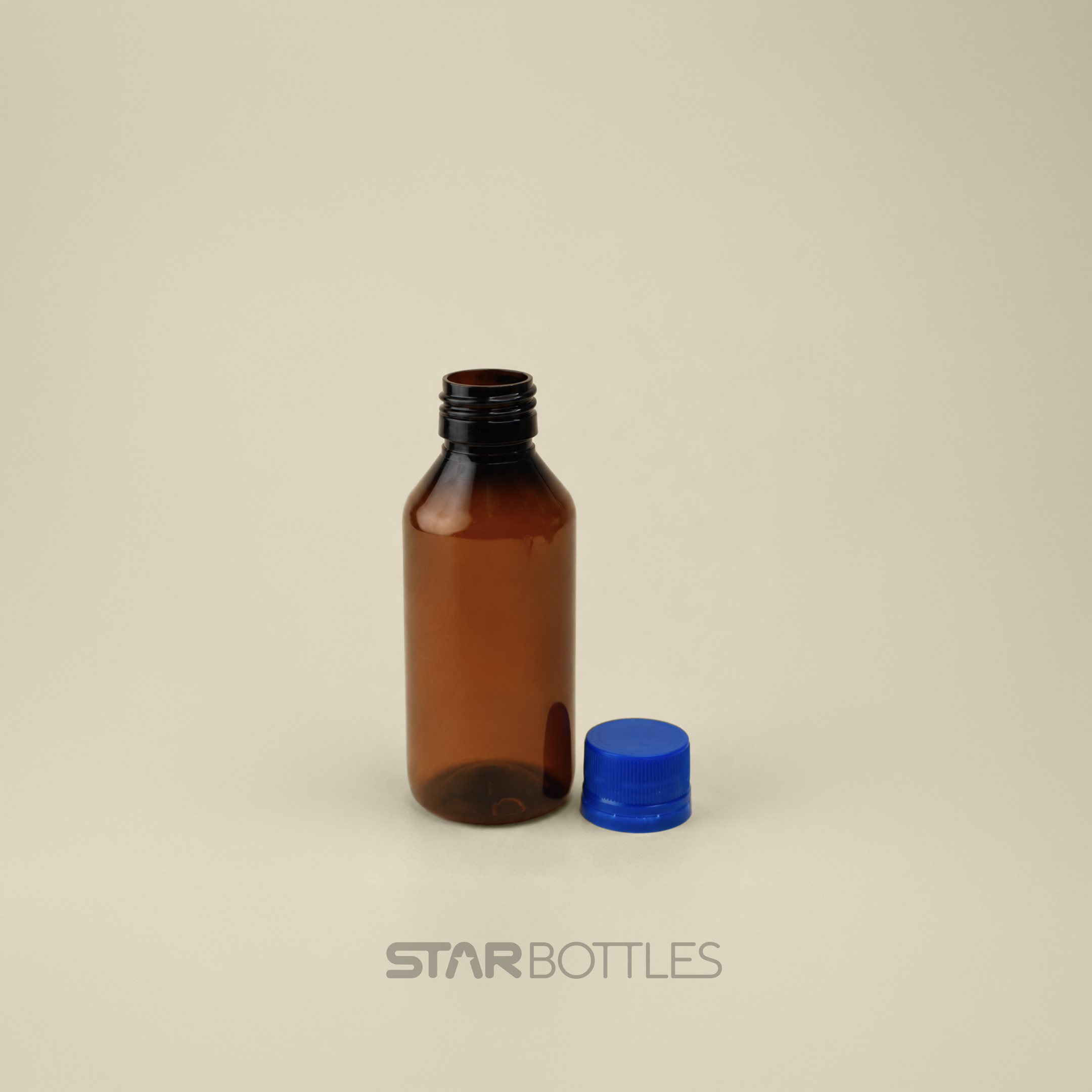 100 ML PET Bottle Amber 2