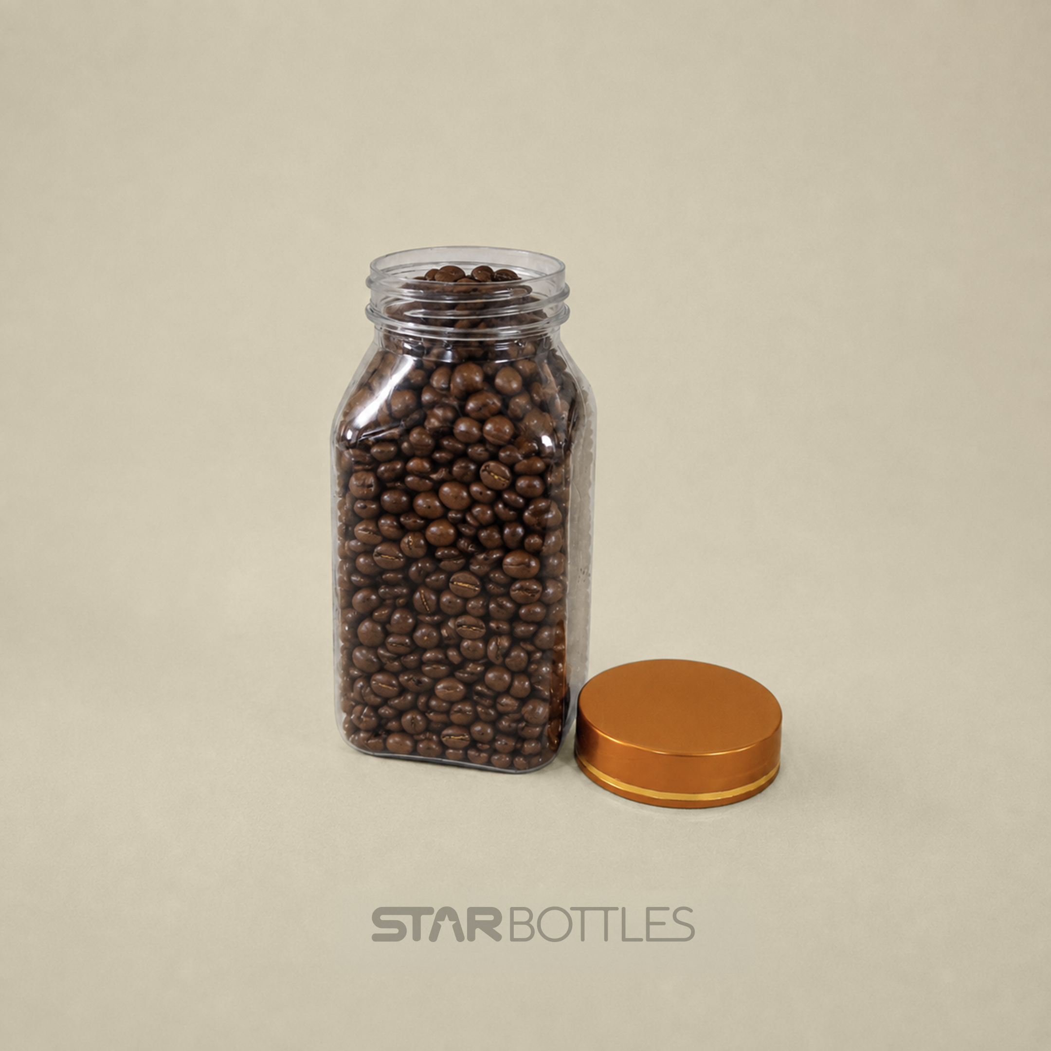 CTR - 375 ML Empty PET Jar H 200/Bag 2