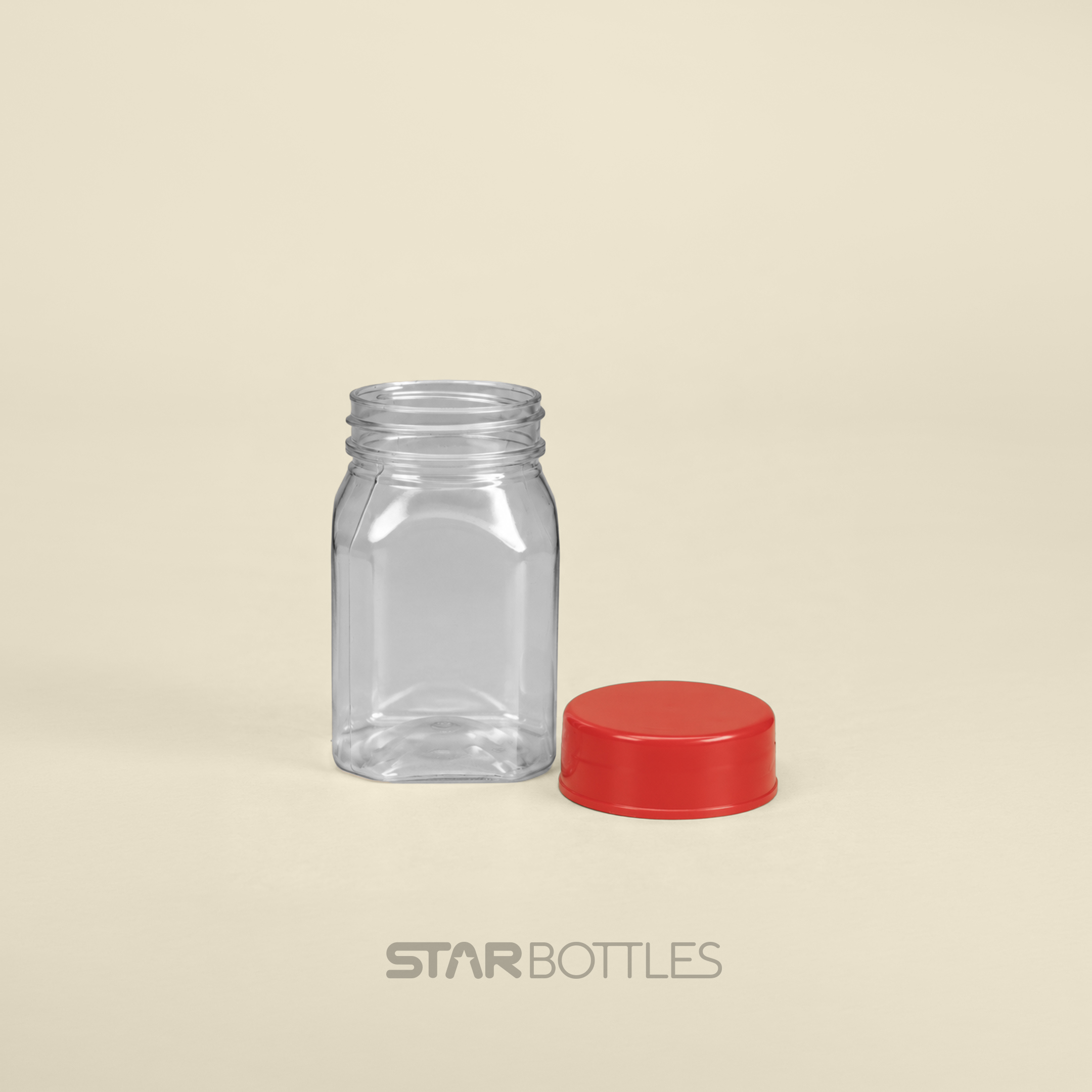CTR - 75 ML Empty PET Jar H 1000/Bag 2