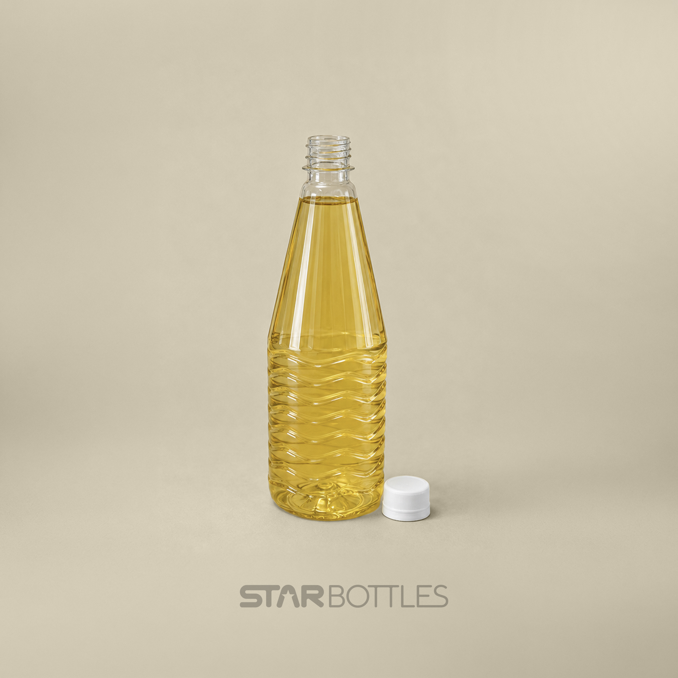 DP - 750 ML Square NAT POP ECO 26 GM PET Bottle 112/B 2