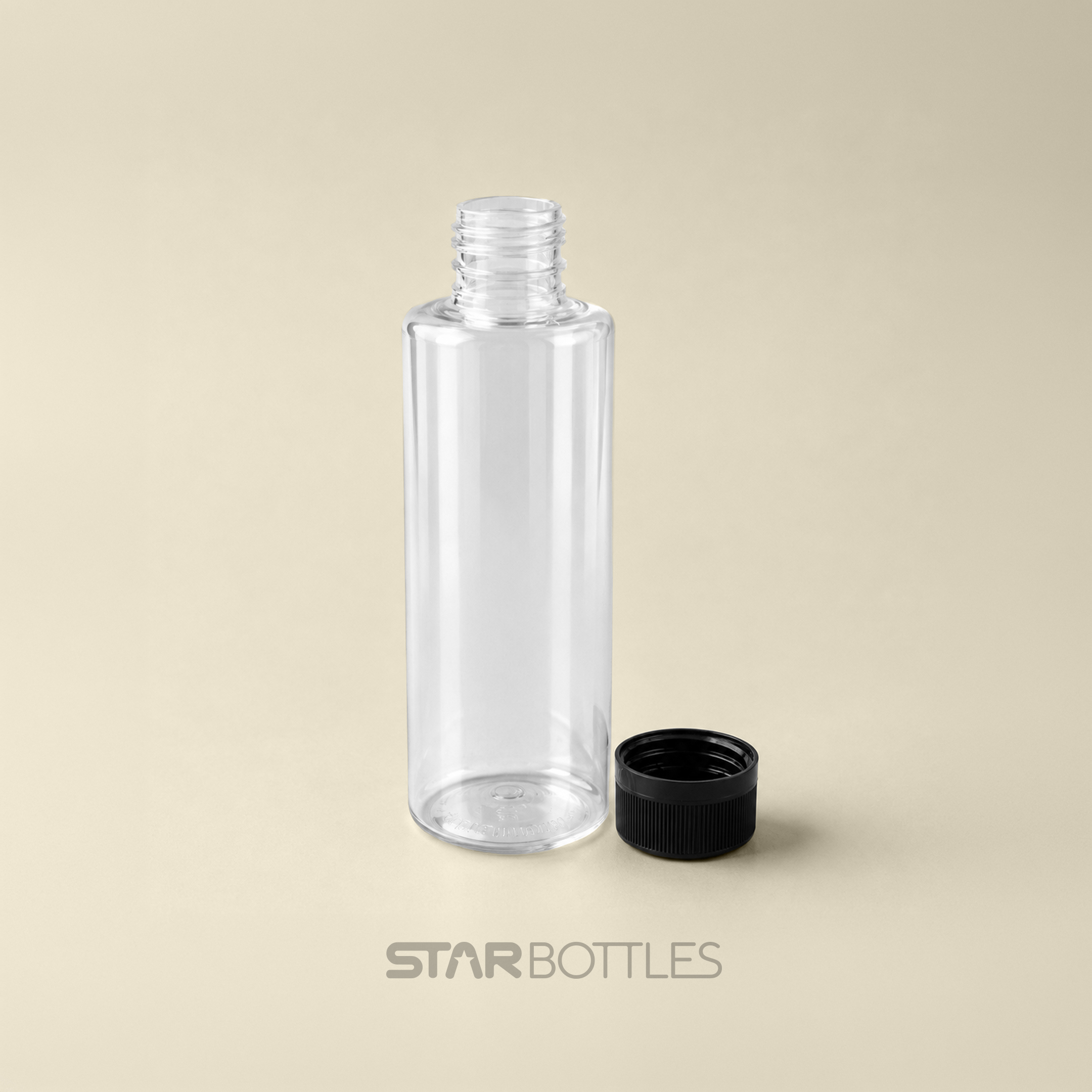 200 ML Cylinder NAT PET Bottle 2