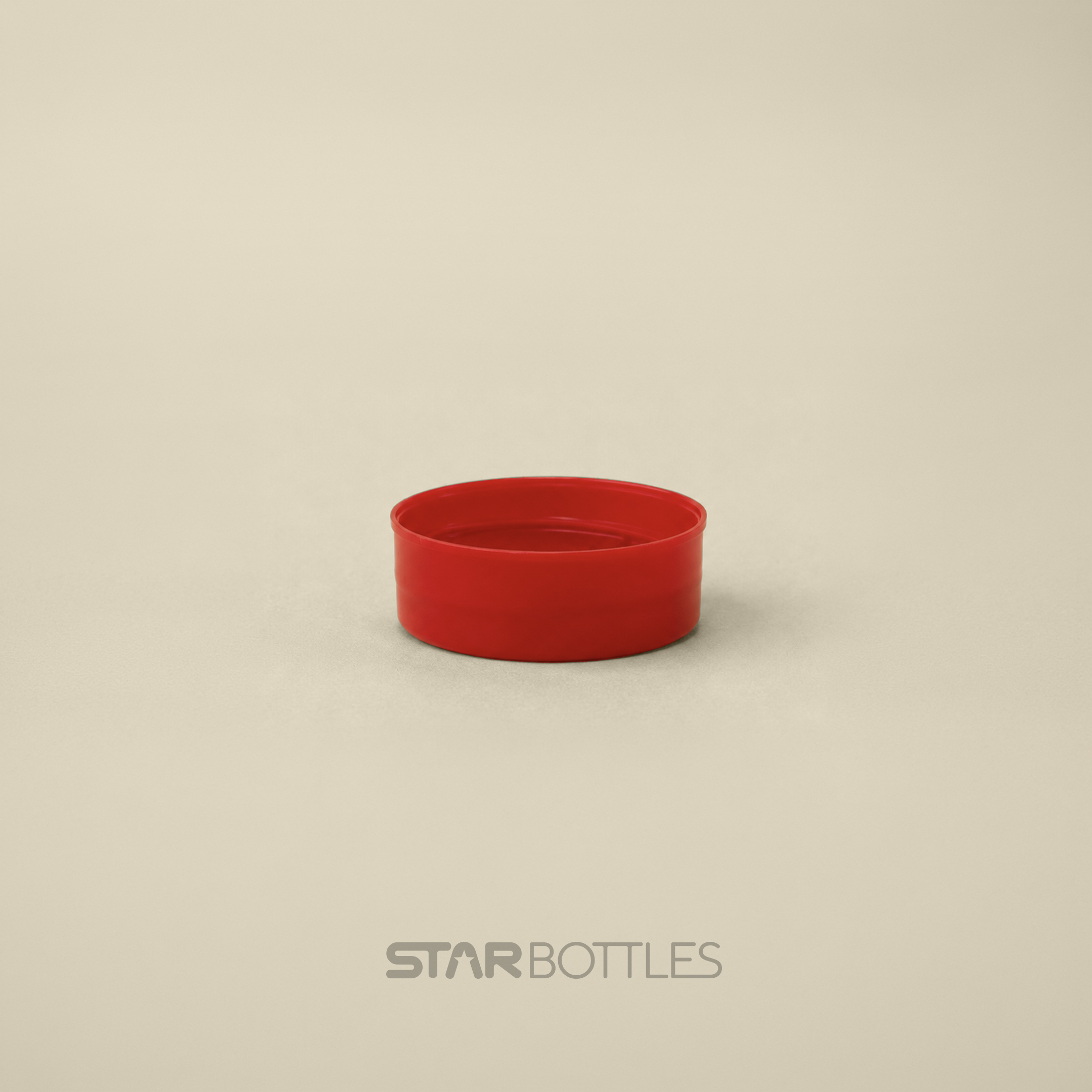 DP - 38 MM Cap Plain(Mangalam) Red 5000/B 2