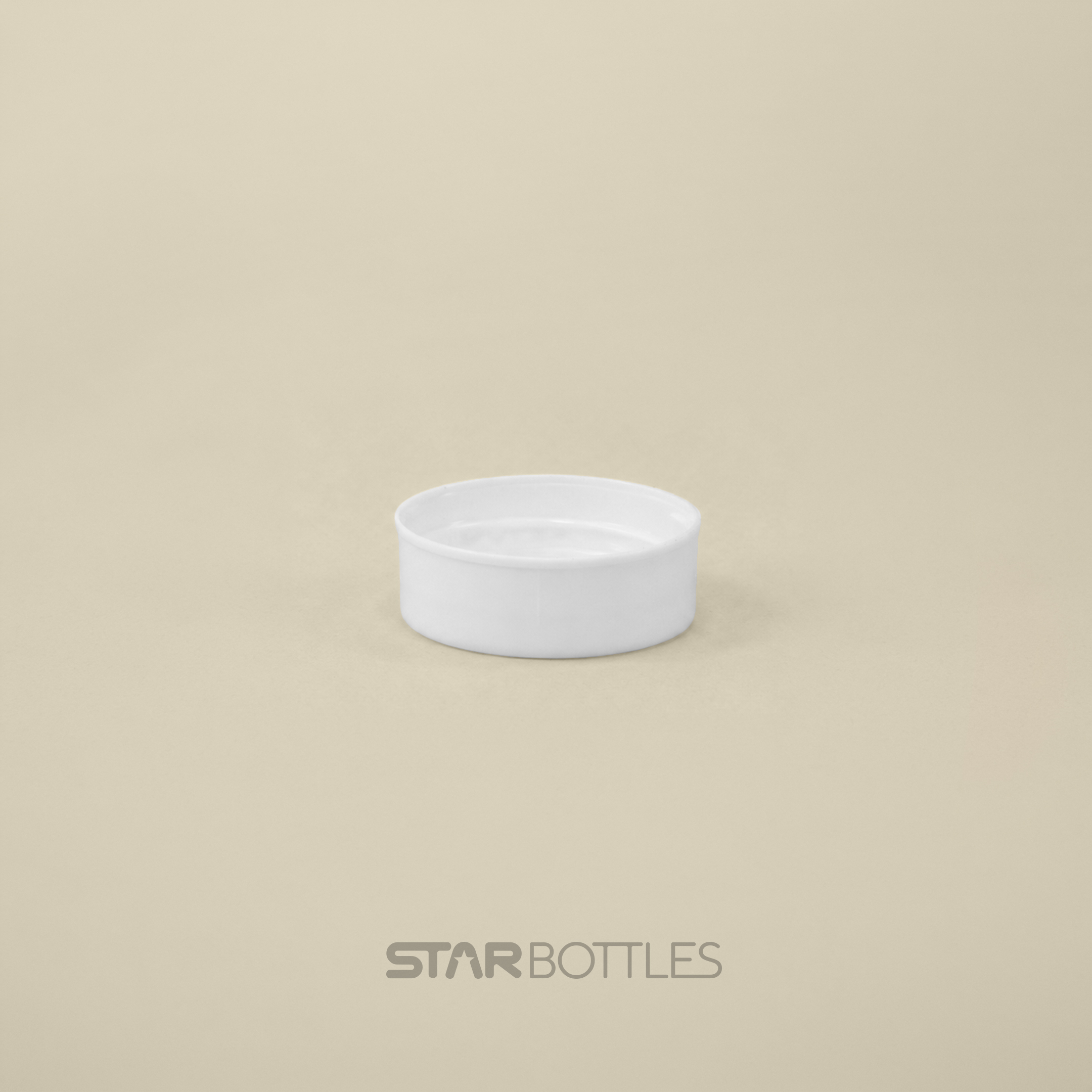 DP - 38 MM Cap Plain(Mangalam) White 5000/B 2