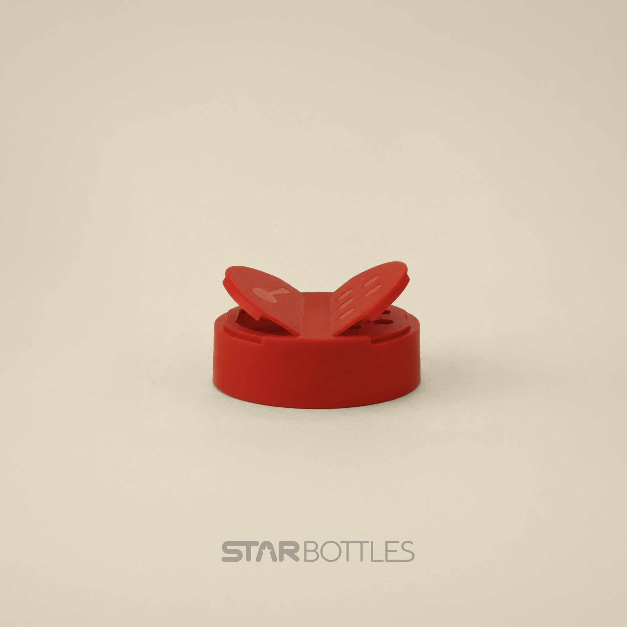56 MM Butterfly Cap Red