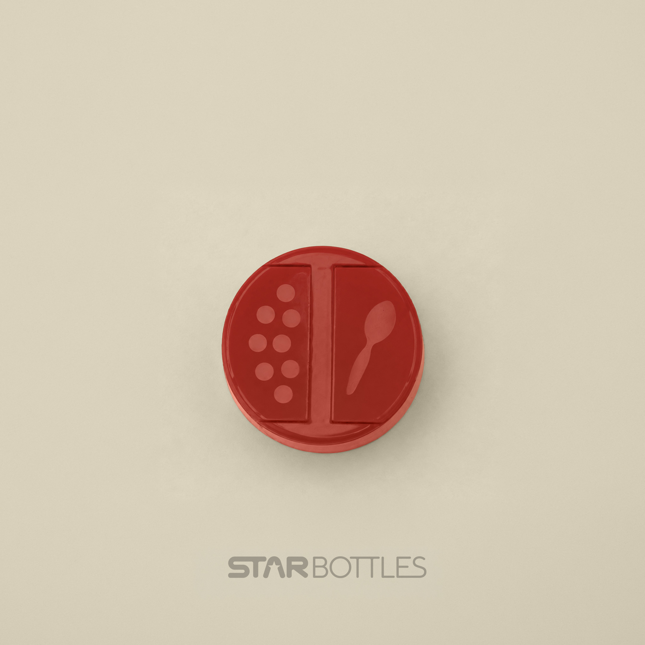 56 MM Butterfly Cap Red 2