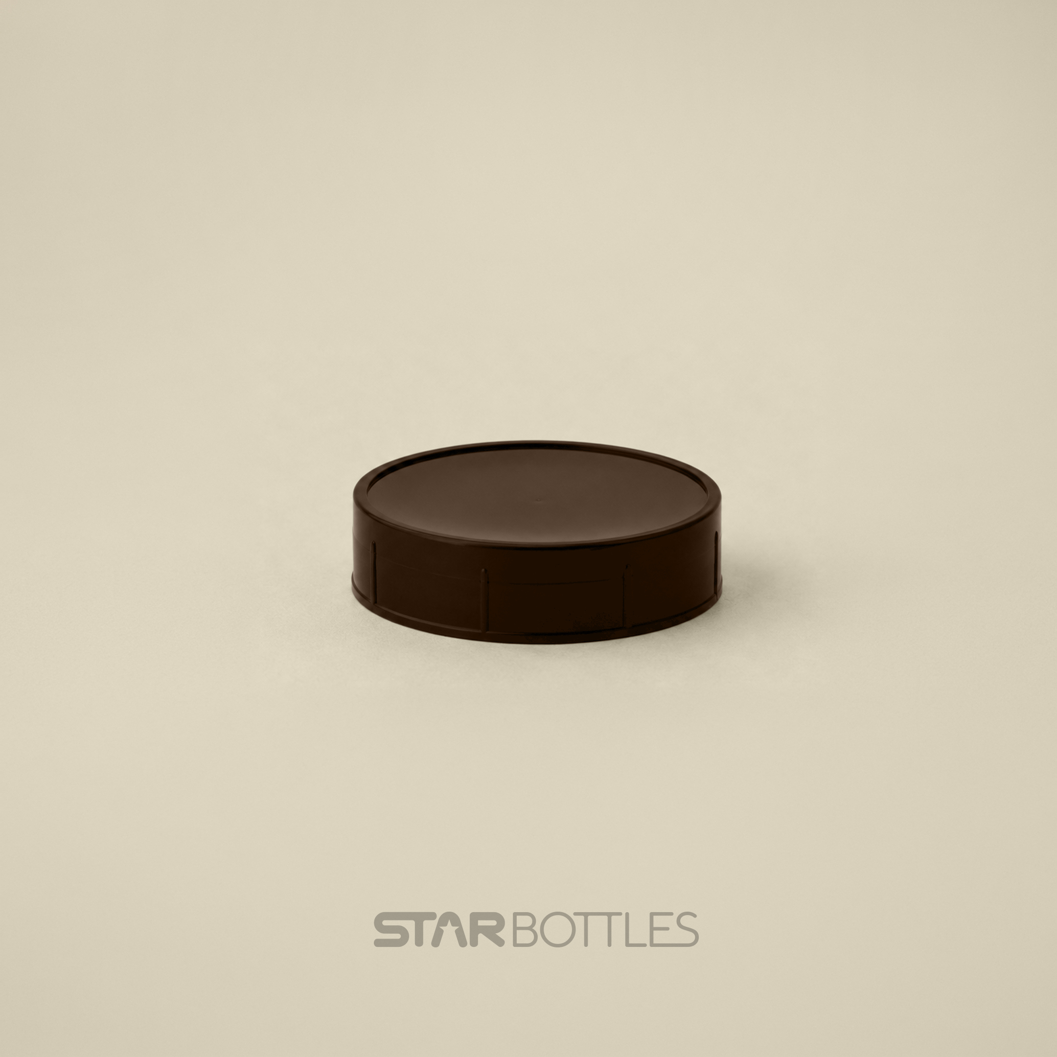 56 MM Plain Brown Jar Cap