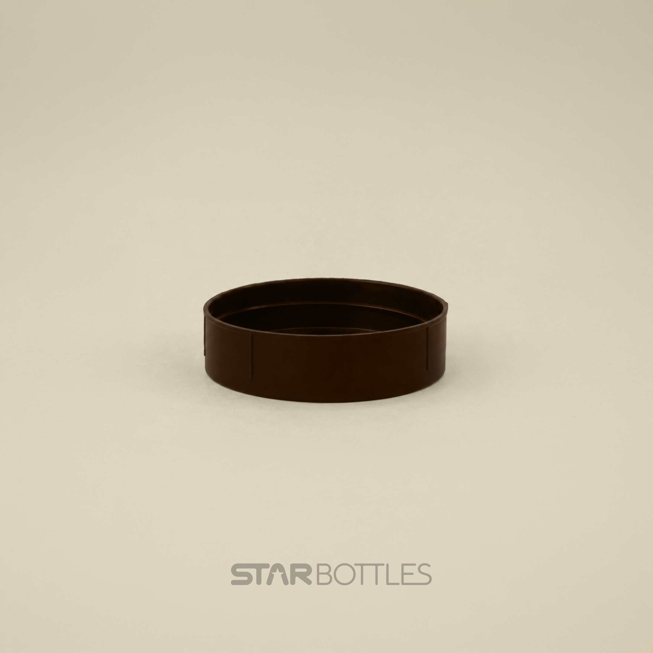 56 MM Plain Brown Jar Cap 2