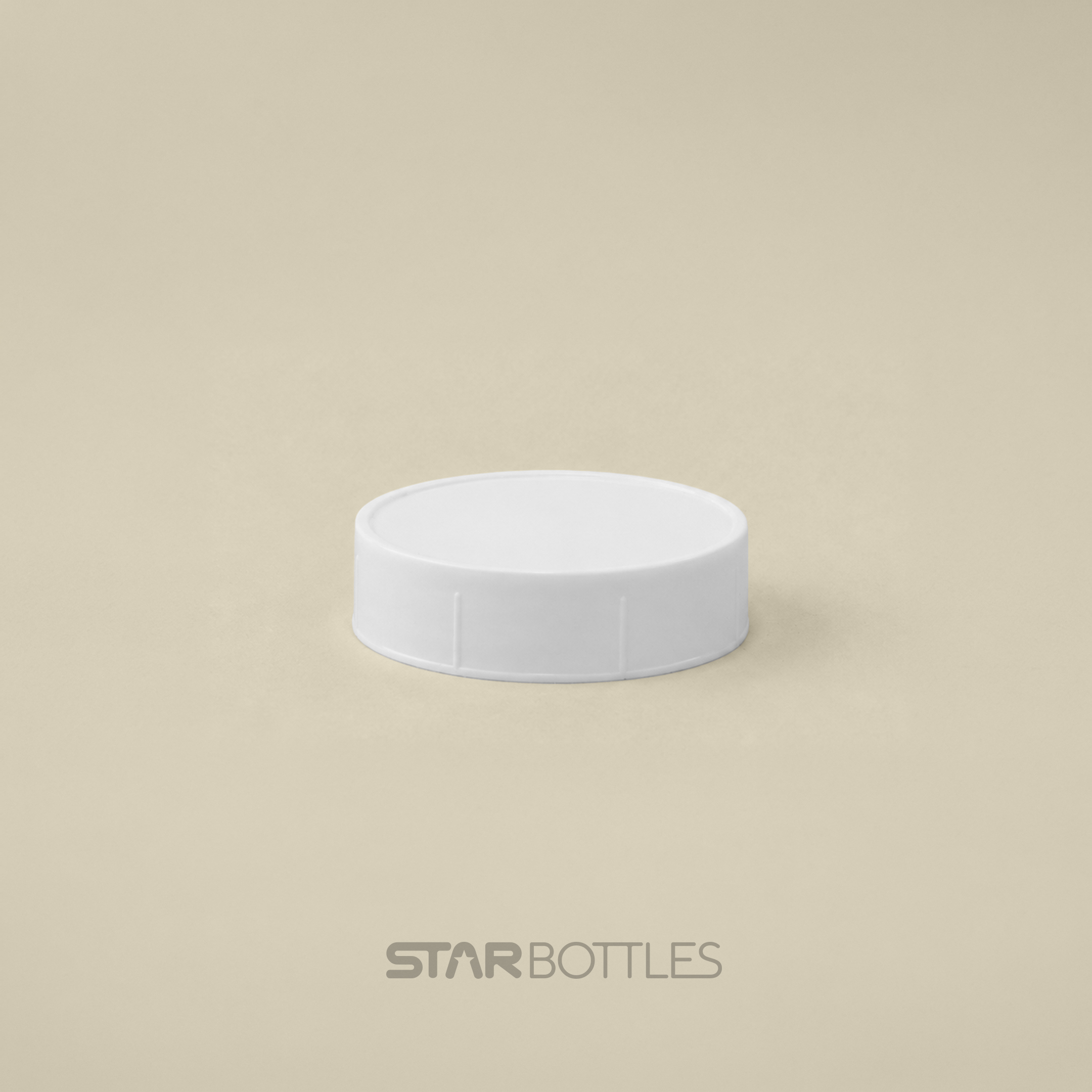 56 MM Jar Cap Milky White