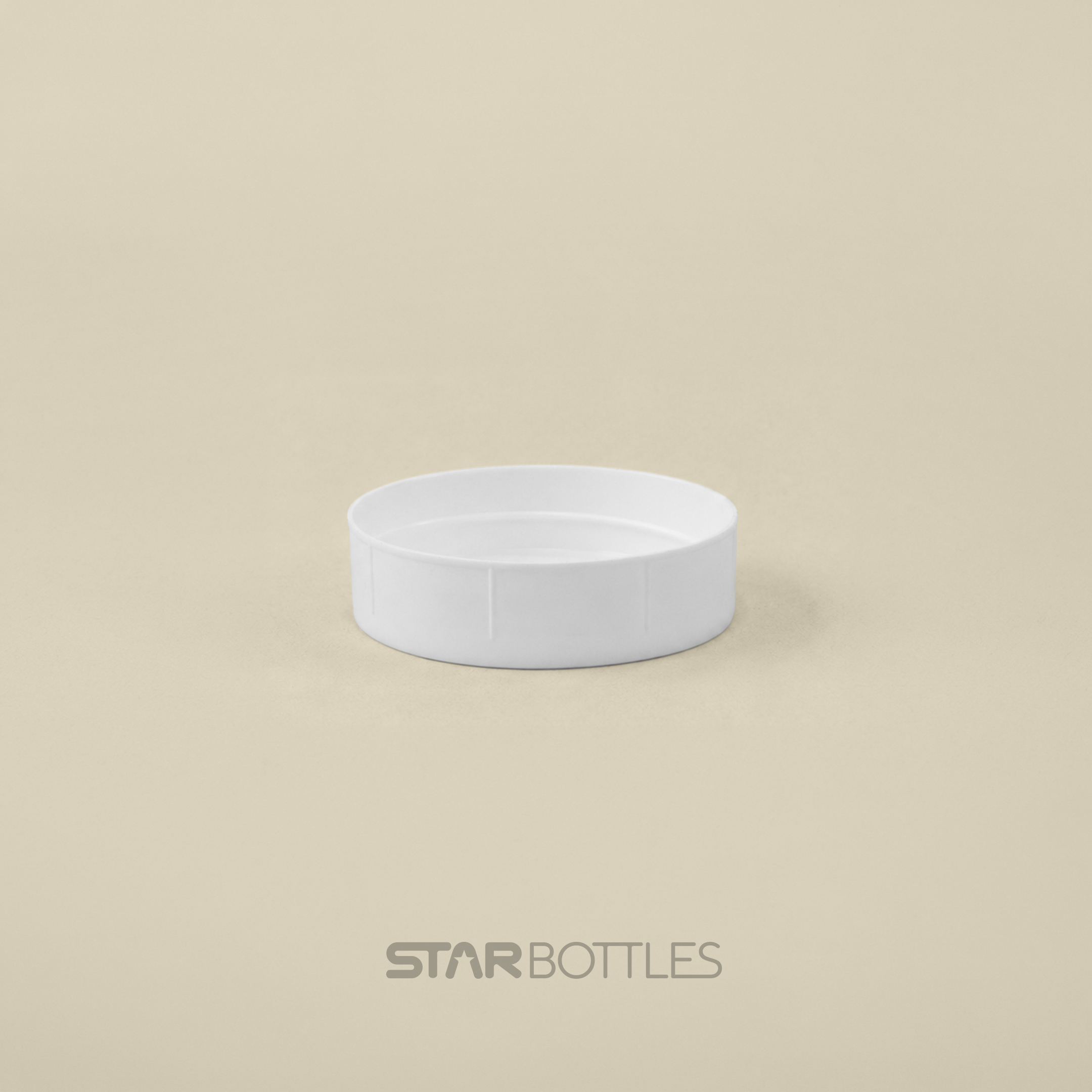 56 MM Jar Cap Milky White 2