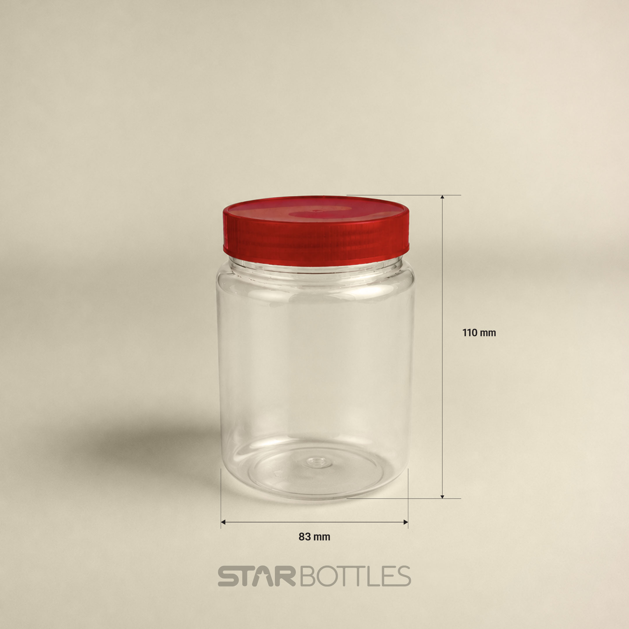 500 ml Round short jar (AVS) 3
