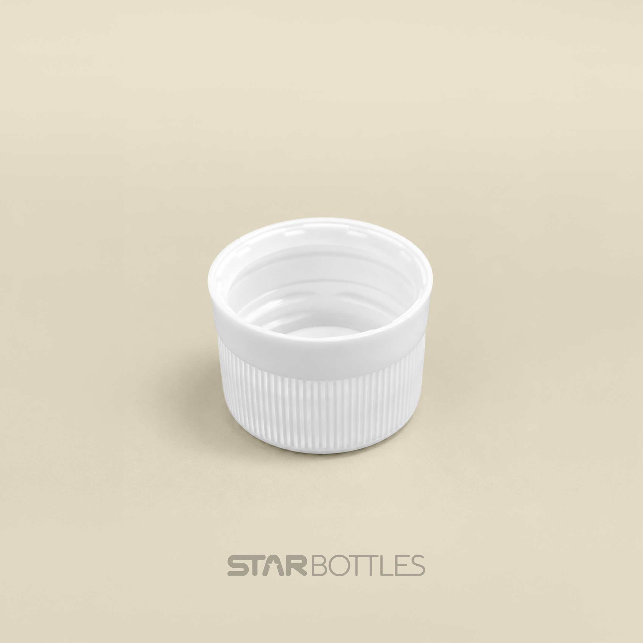 PCS - 25 MM PP White Colour Closures 5000/B 2