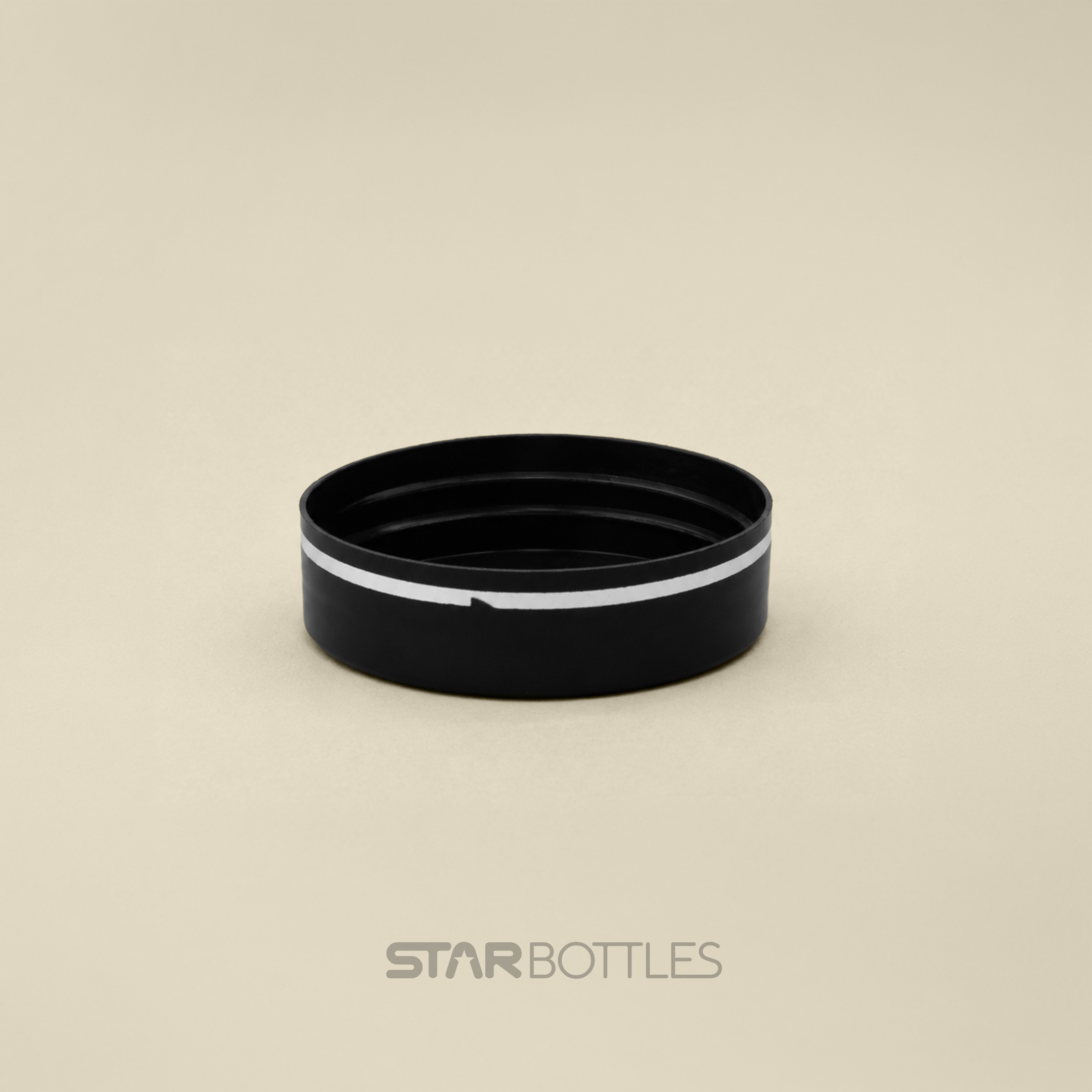 SPL - 53 MM Cosmetic Cap PP Black Silver Foiling 2