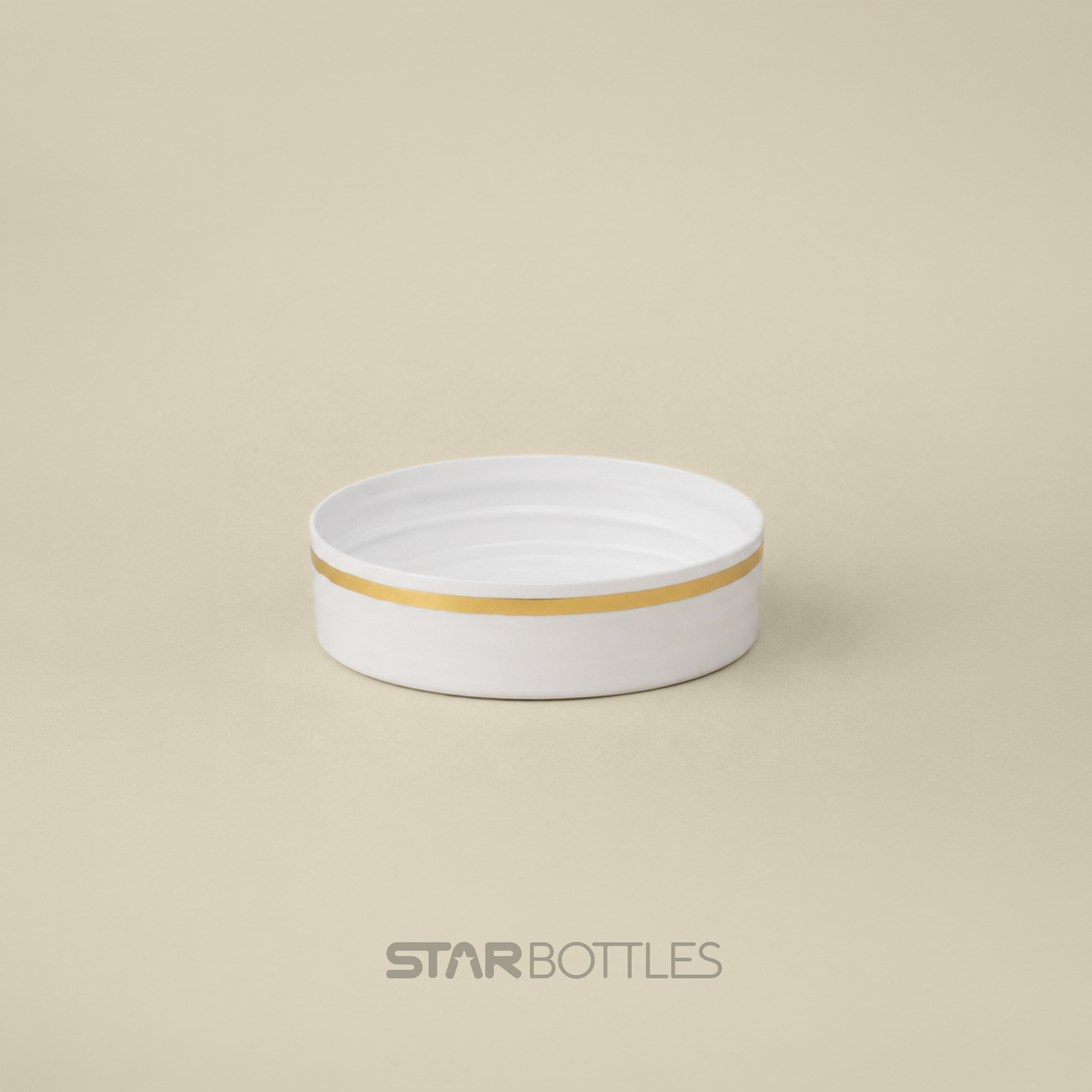 SPL - 63 MM Cosmetic Cap PP White Gold Foiling 2