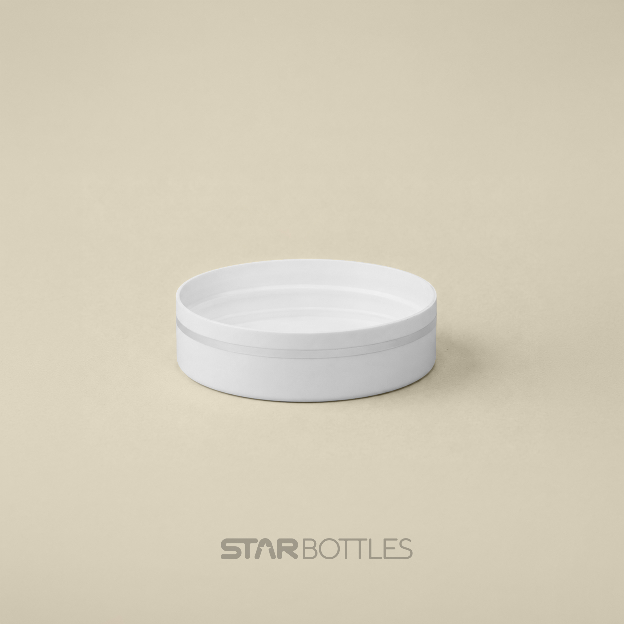 SPL - 63 MM Cosmetic Cap PP White Silver Foiling 2