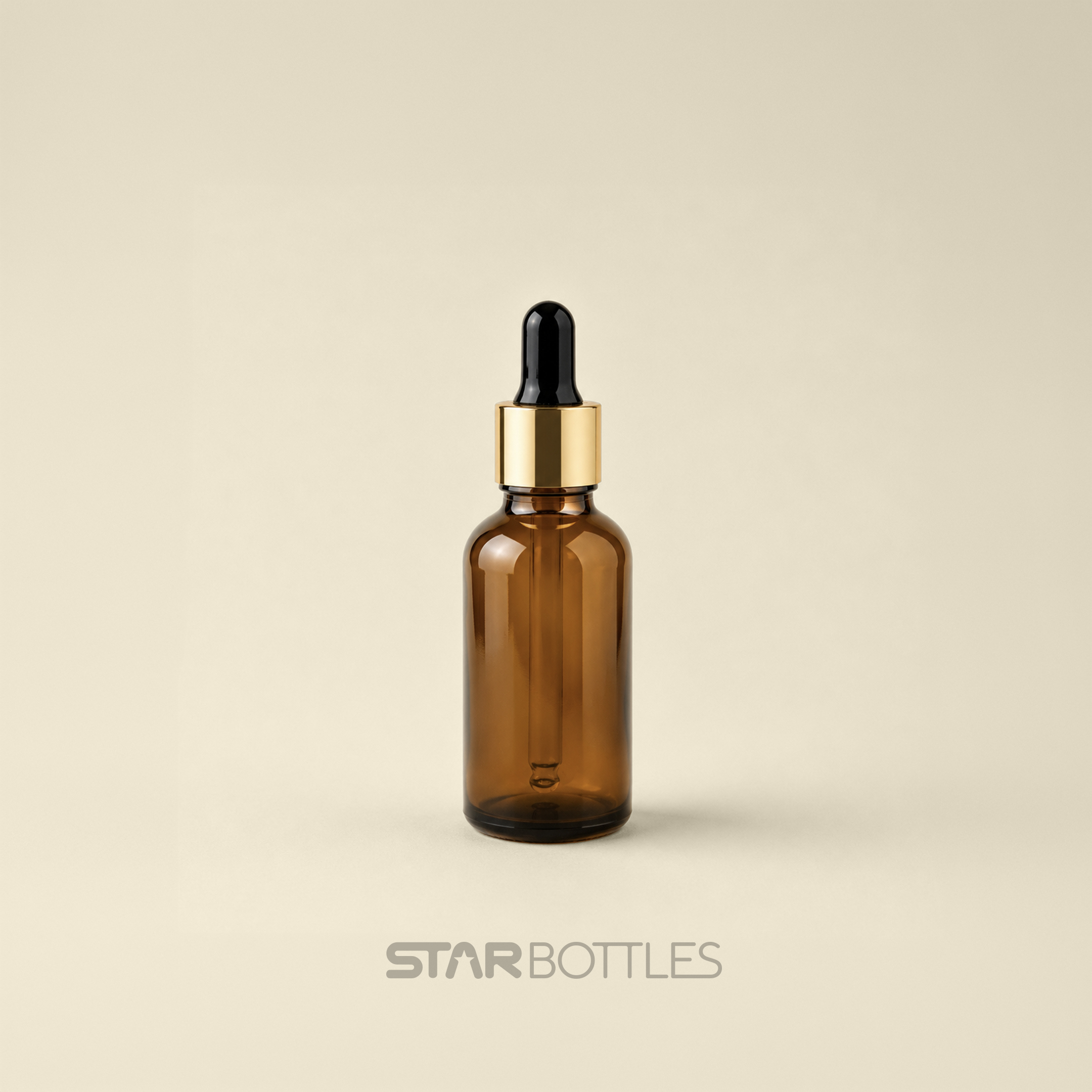 WI - 30 ML Amber Glass Dropper 360/B