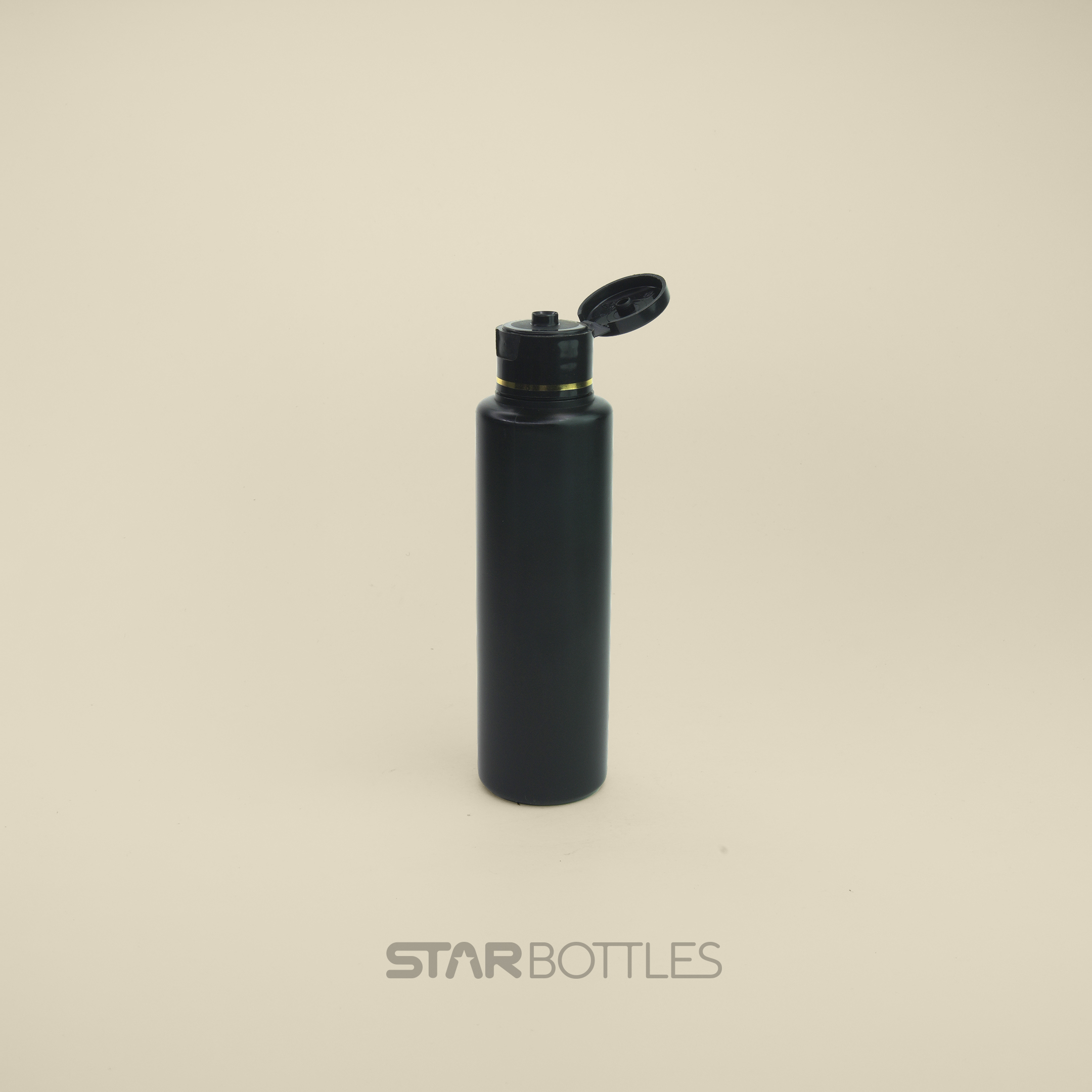 SPL - 120 Ml JLI HDPE Bottle 24/410 mm Black W/o Cap 2