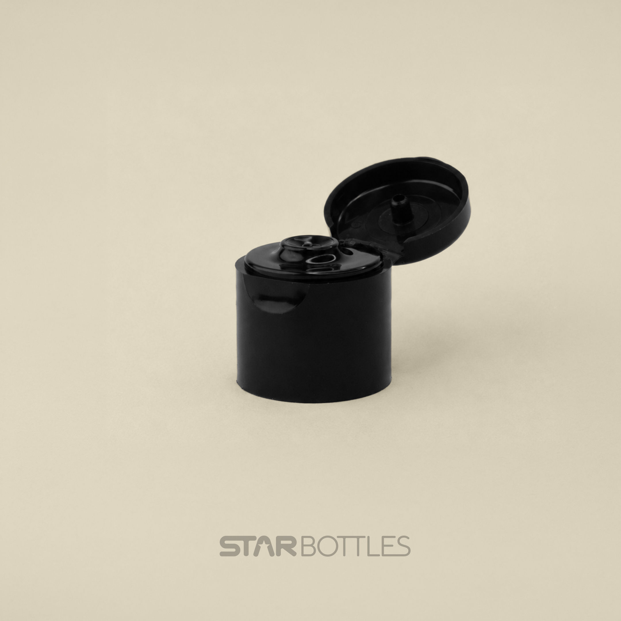 ATM - 20 MM Flip Top Cap Short W/O Plug Black 2