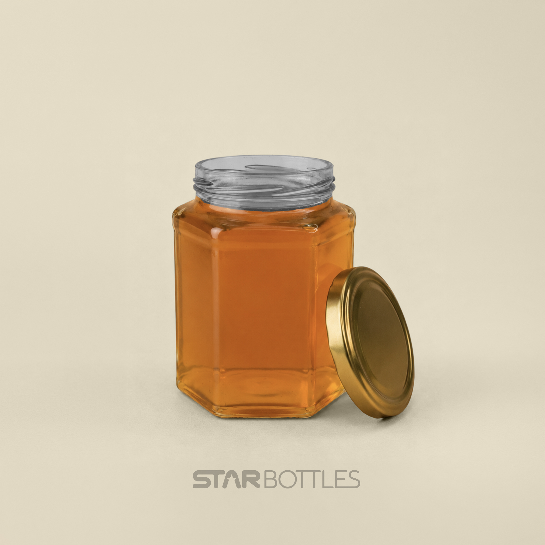 750 ML Hexagonal Jar 2