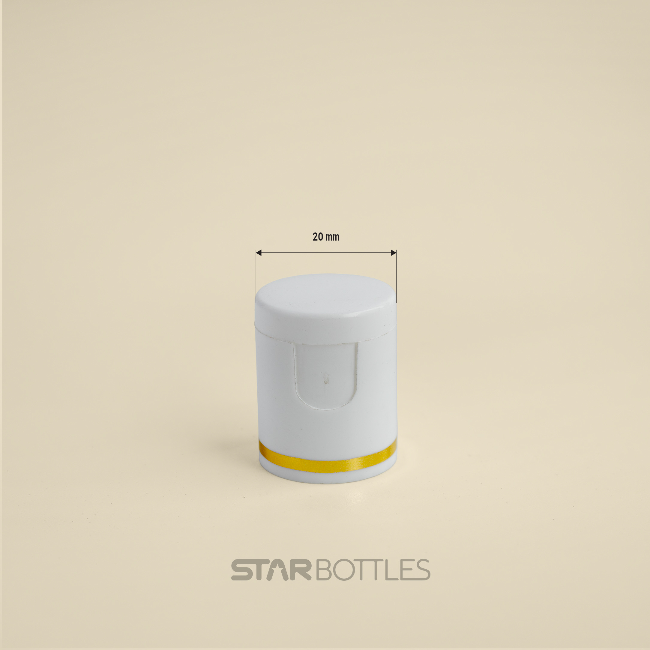 20 MM Short flip top cap 3