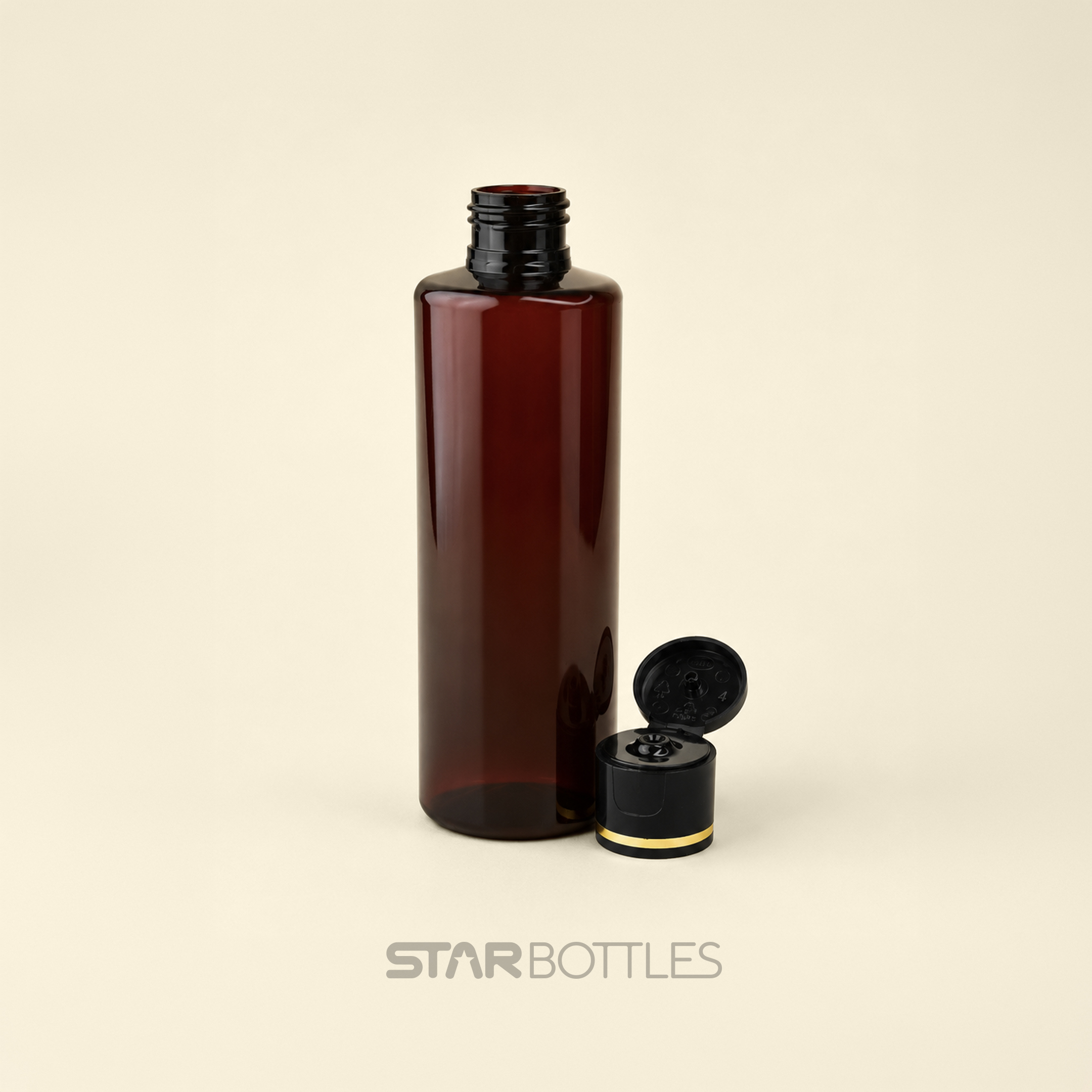 ALP - 200 ML Pet Bottle JLI 23 GM Amber 672/B 2