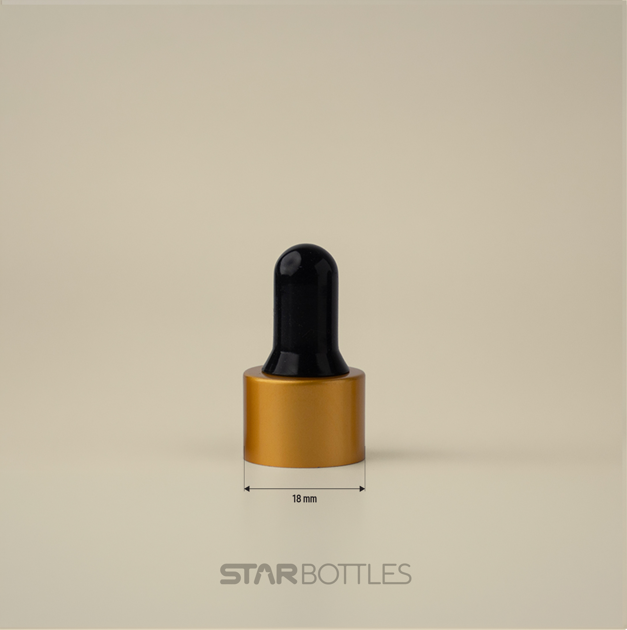 18 MM Ring matte gold 3