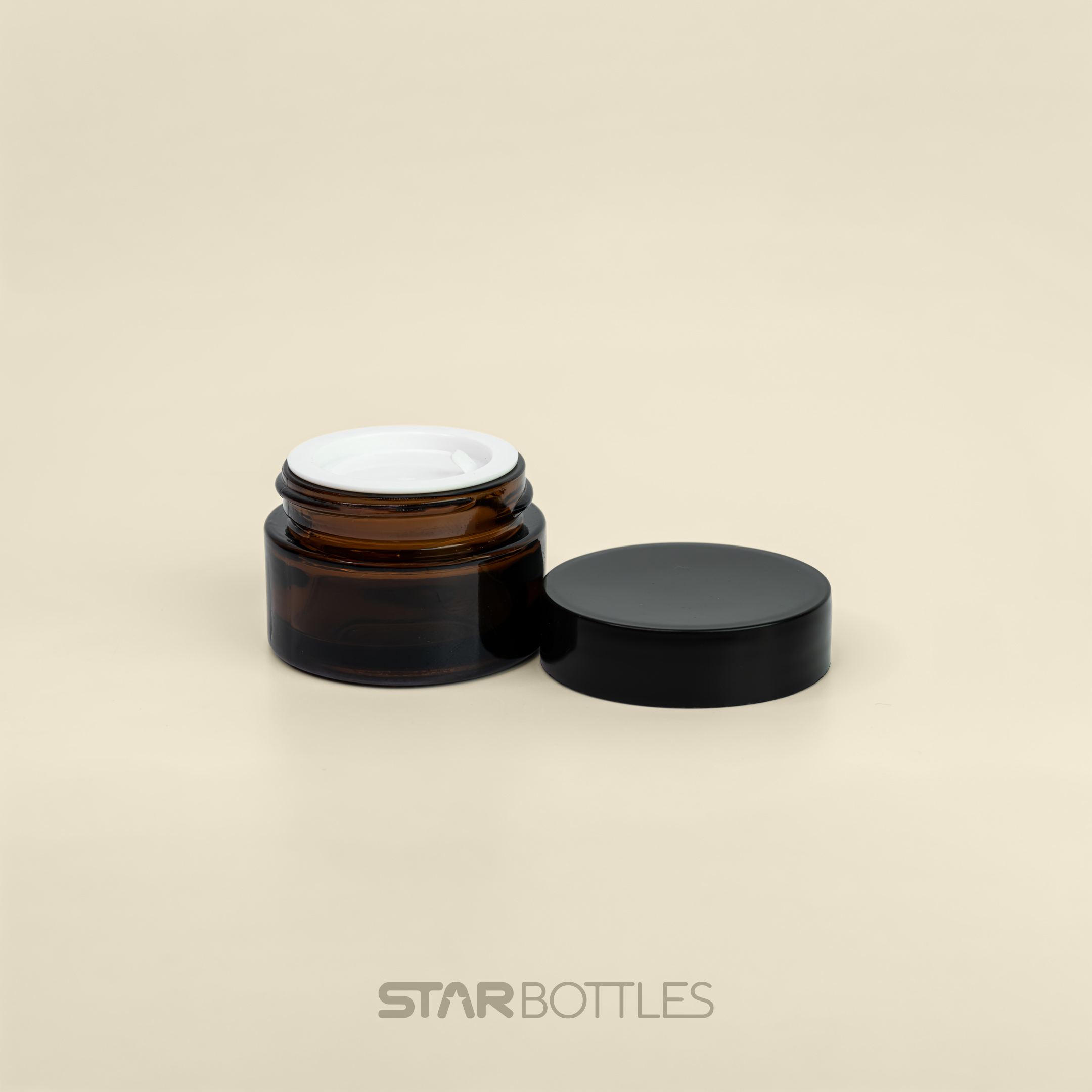 15g Amber glass jar 2
