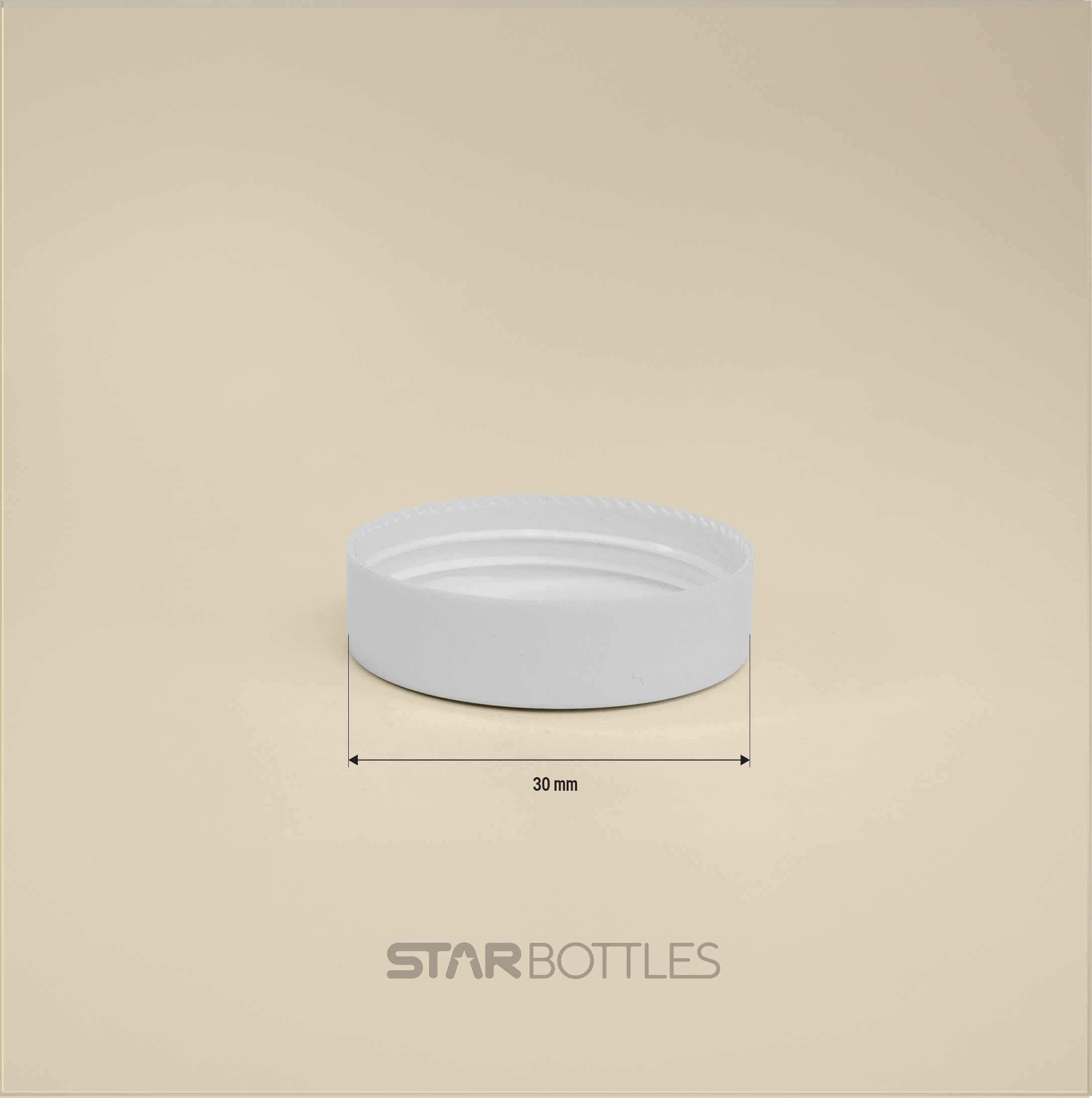 30 GM White cap with handpull 3