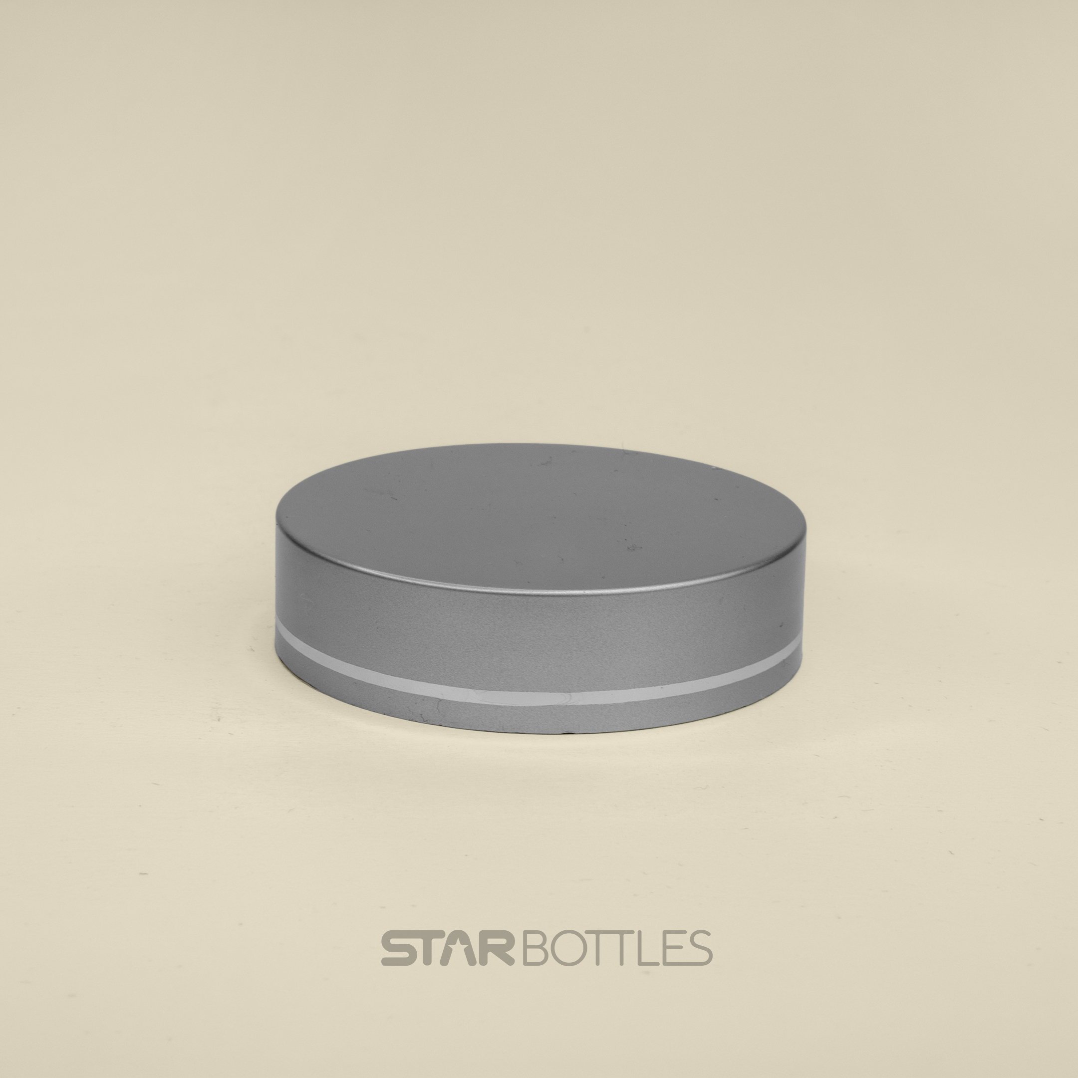 50 GM Matt silver cap with handpull 2