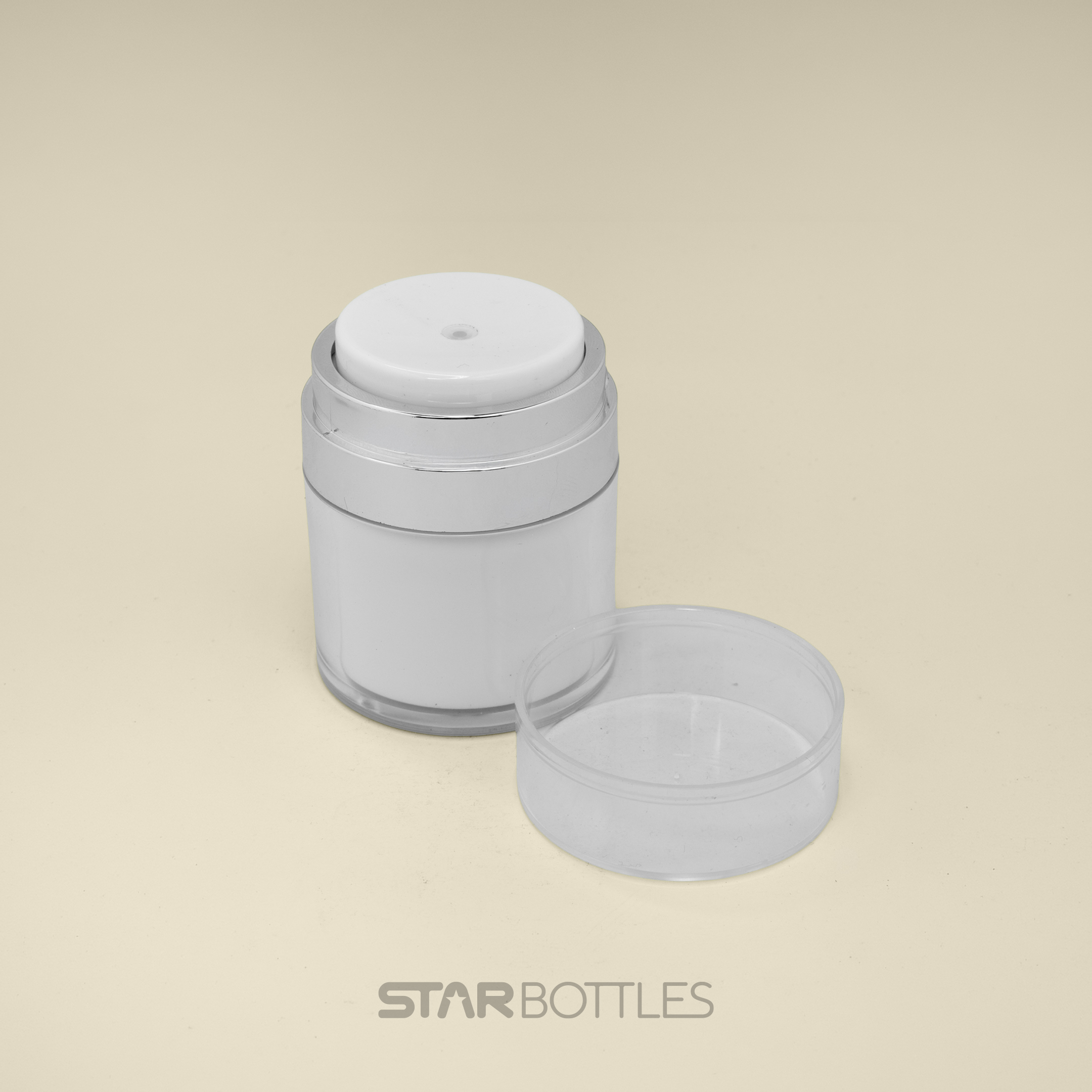 30g Airless Jar silver 2