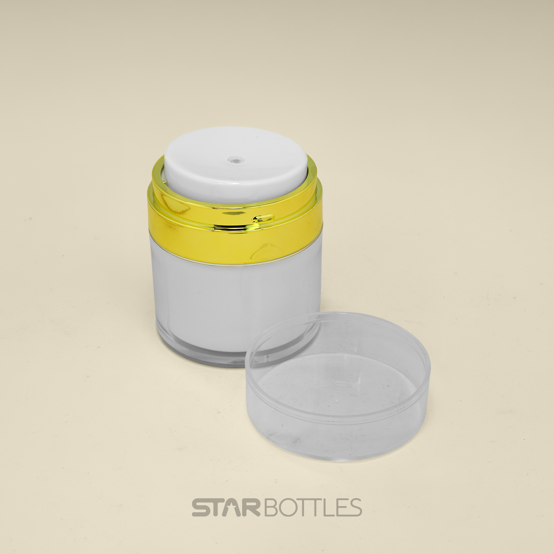 50g Airless jar gold 2