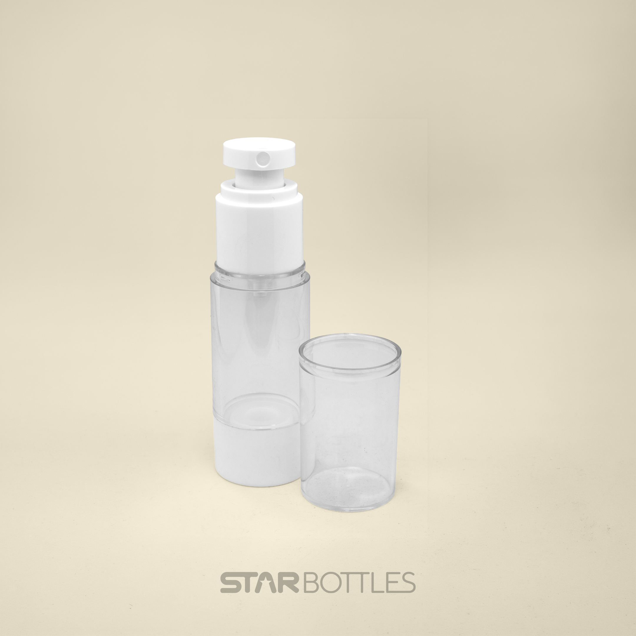 30 ml Airless bottle with sprayer white 2