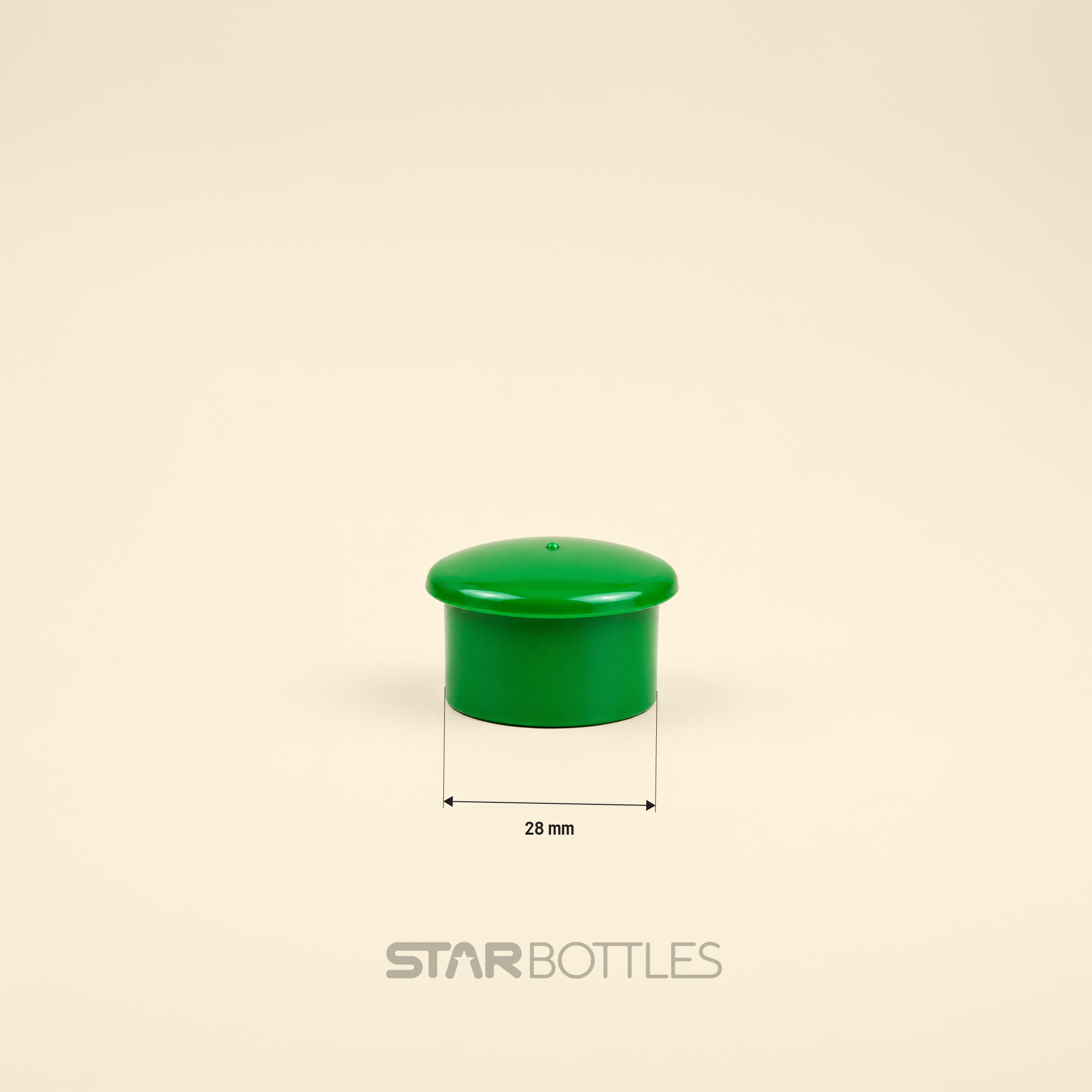 VP - 28 MM Plastic Closure Umbrella Green 3