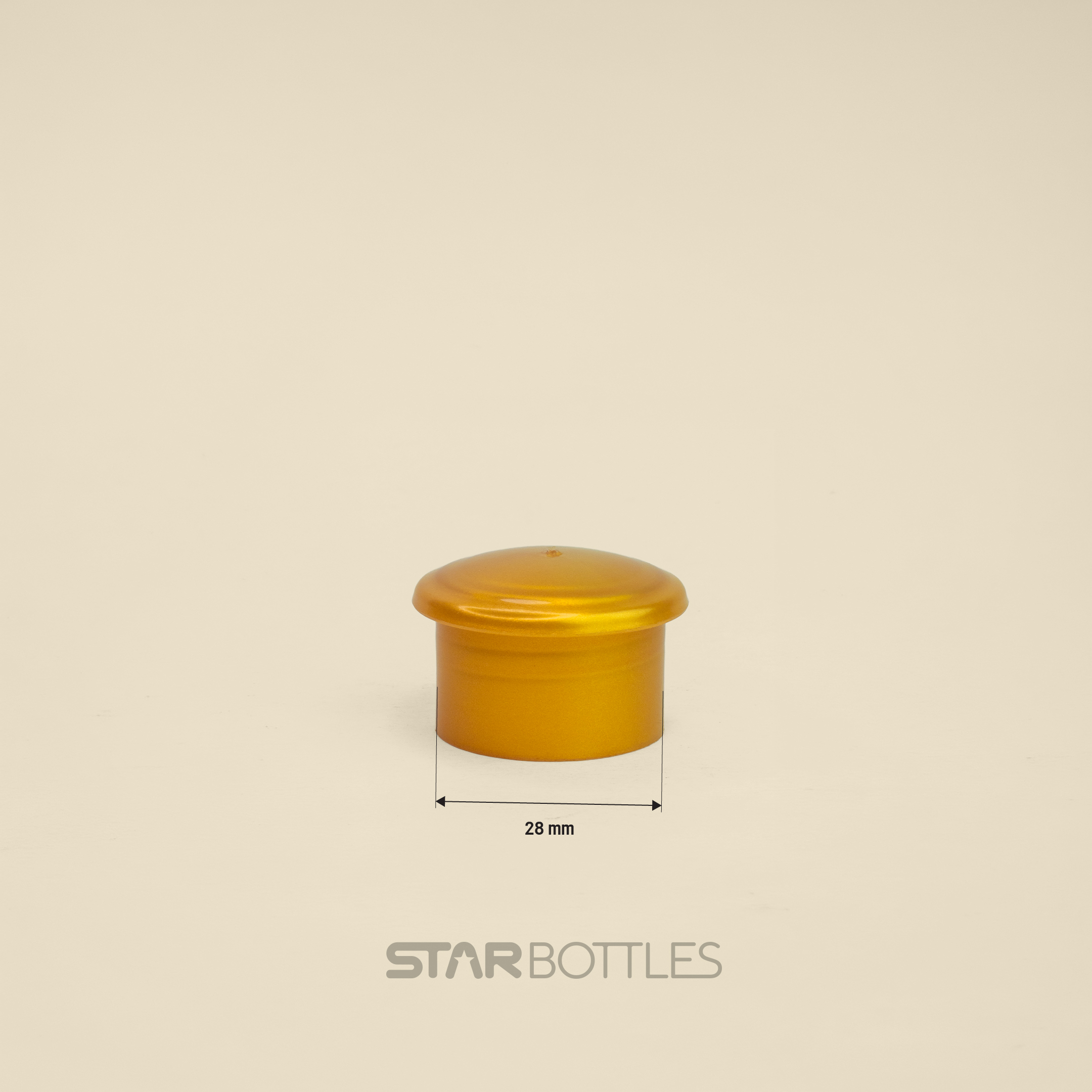 VP - 28 MM Plastic Closure Umbrella Gold 3