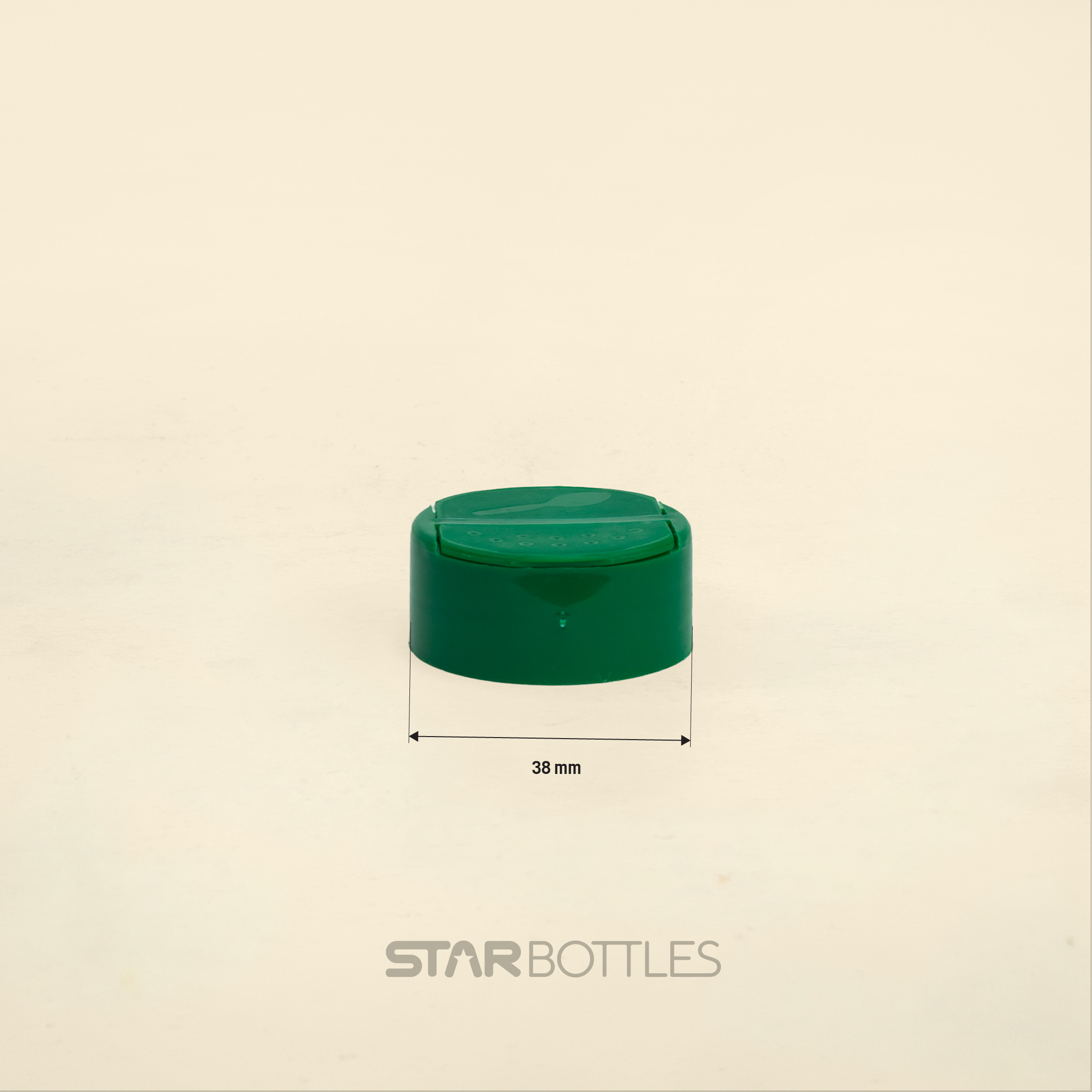 ACE - 38 MM Double Flip Top Cap Green 3000/B 3