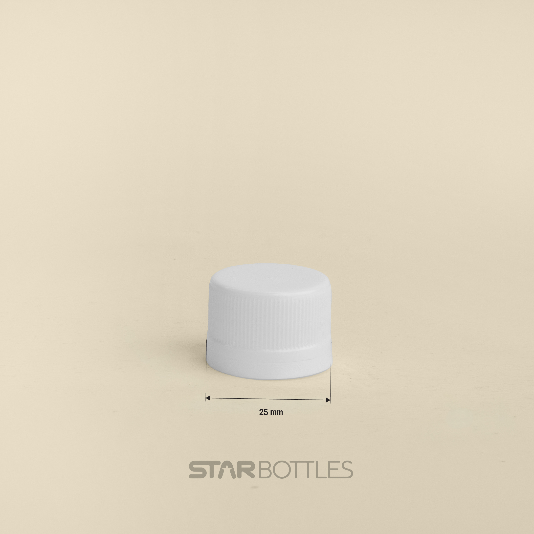 25 MM PCO Seal Cap White 3