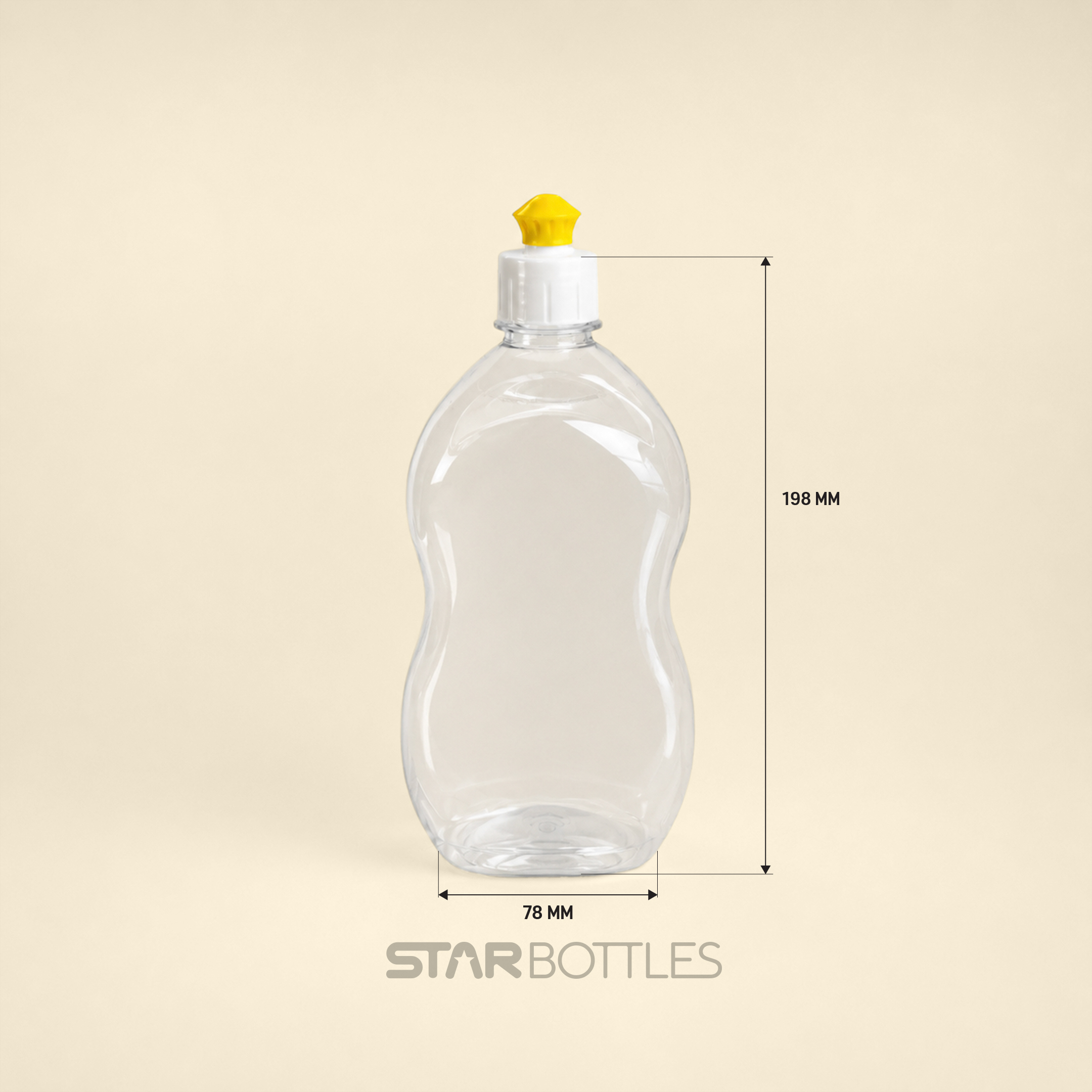 RK - 500 ML Empty Pet Bottle Pril 34 GM 140/B 3