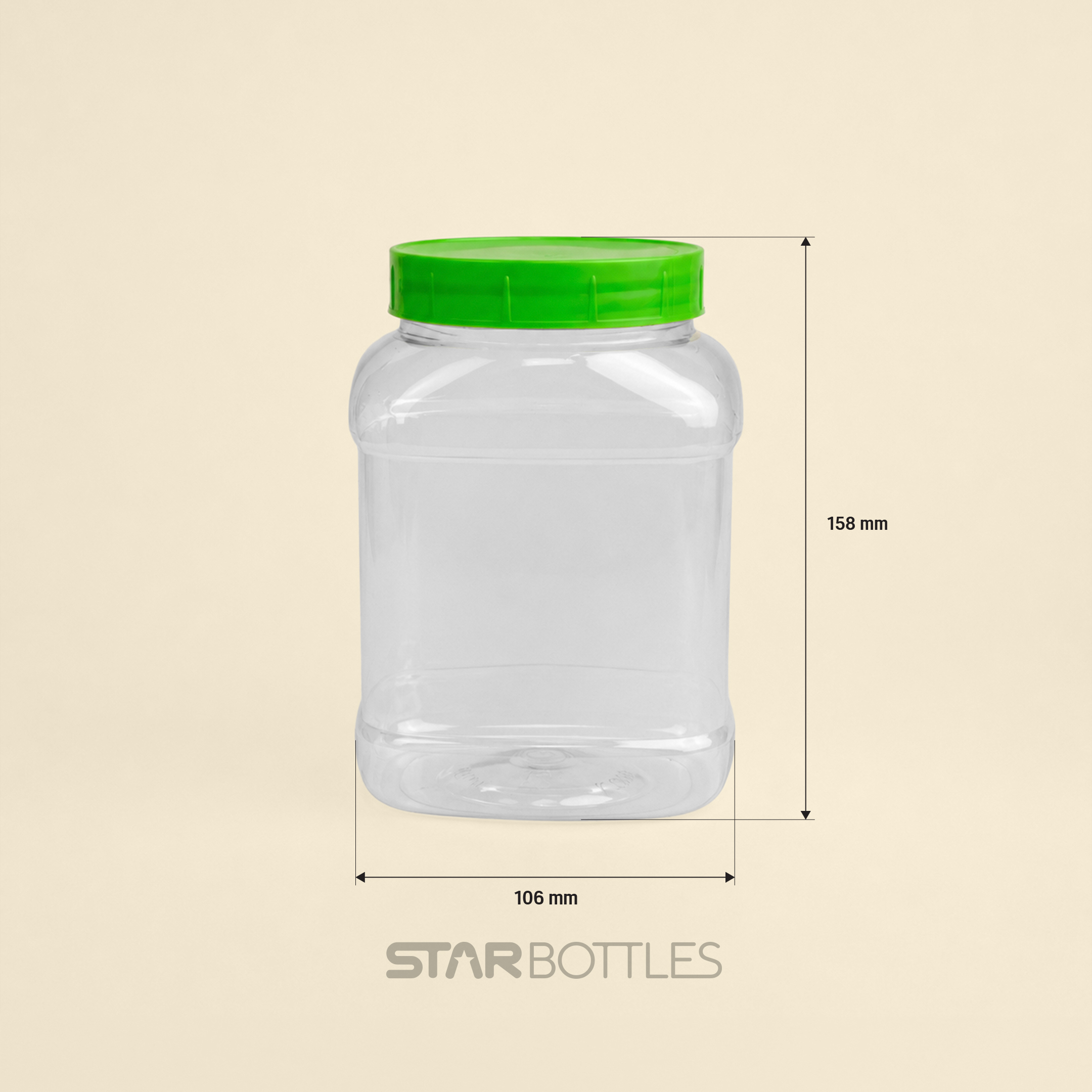 DP - 1000 ML Square Nat POP STD 52 GM 112/B 3