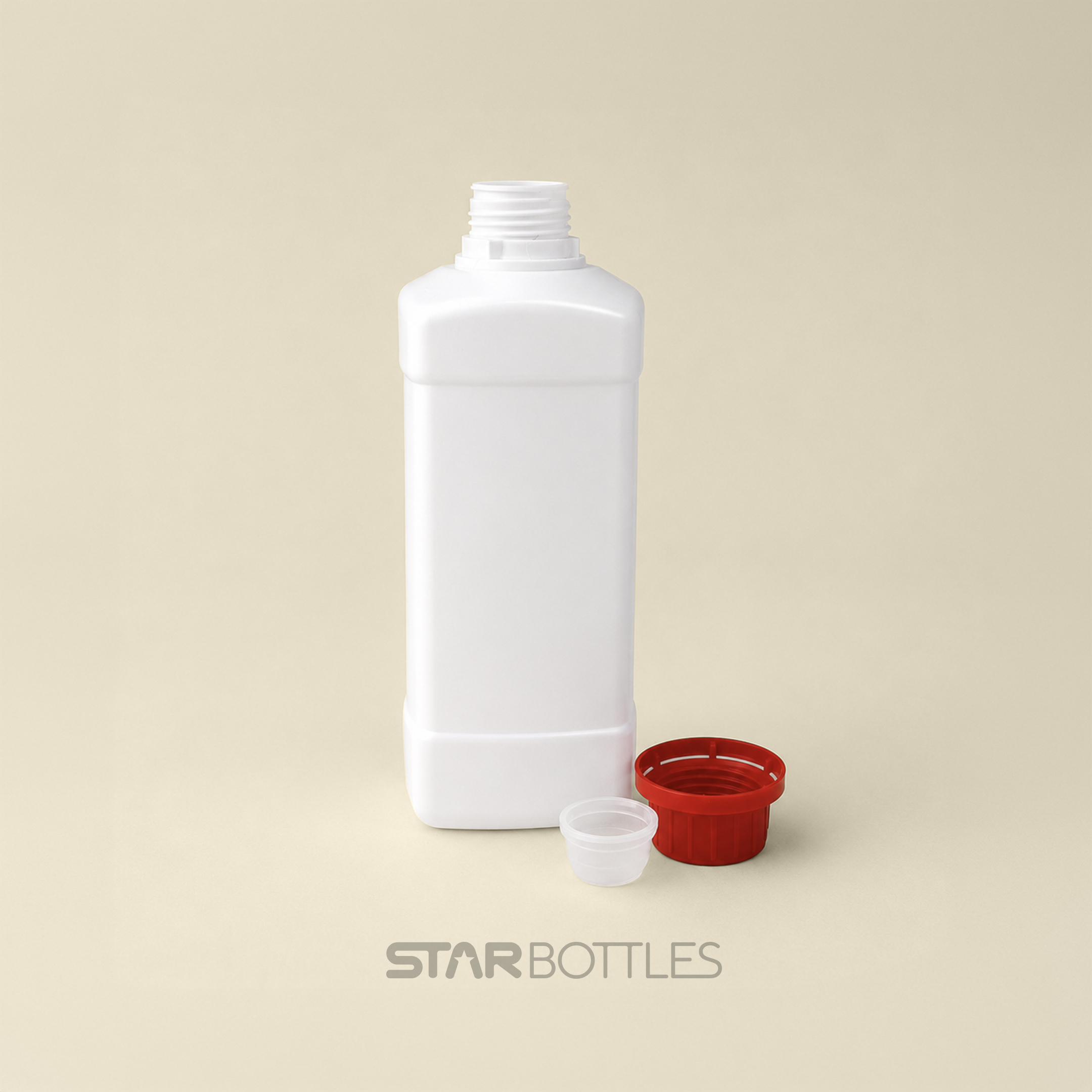500 ML Plastic Square Sealed Bottle 2